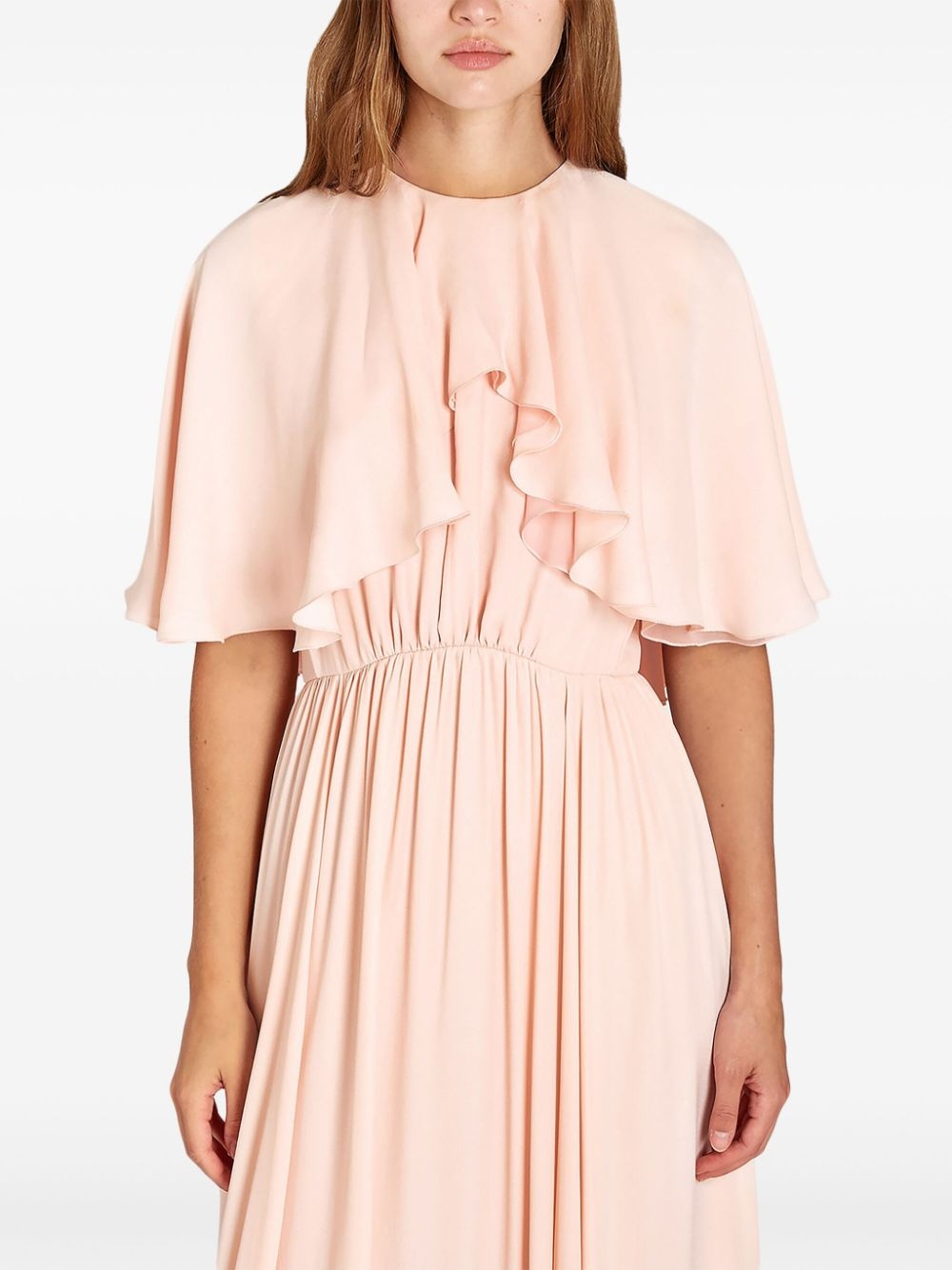 crepe midi dress - 4