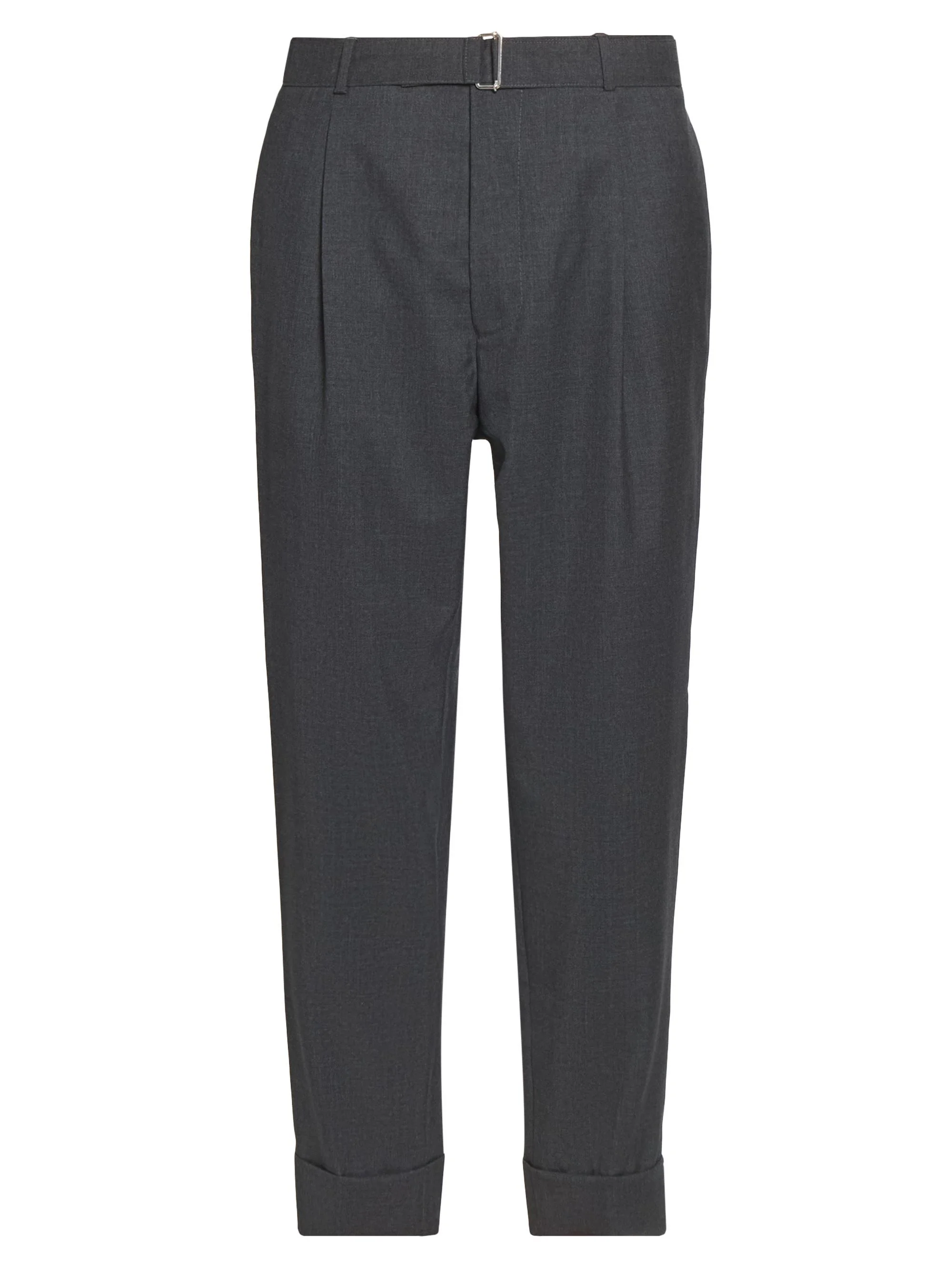 Men Hugo Wool Italian Fresco Pants - Dark Grey - 1