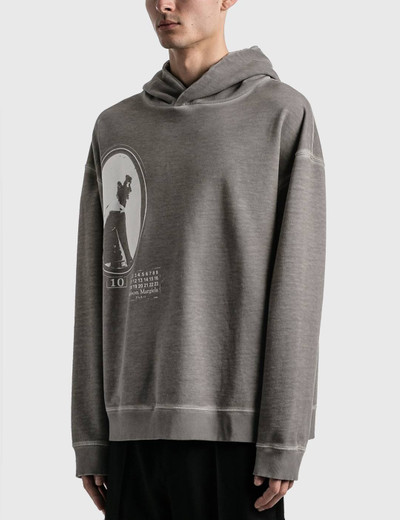 Maison Margiela Garment Dyed Graphic Hoodie outlook