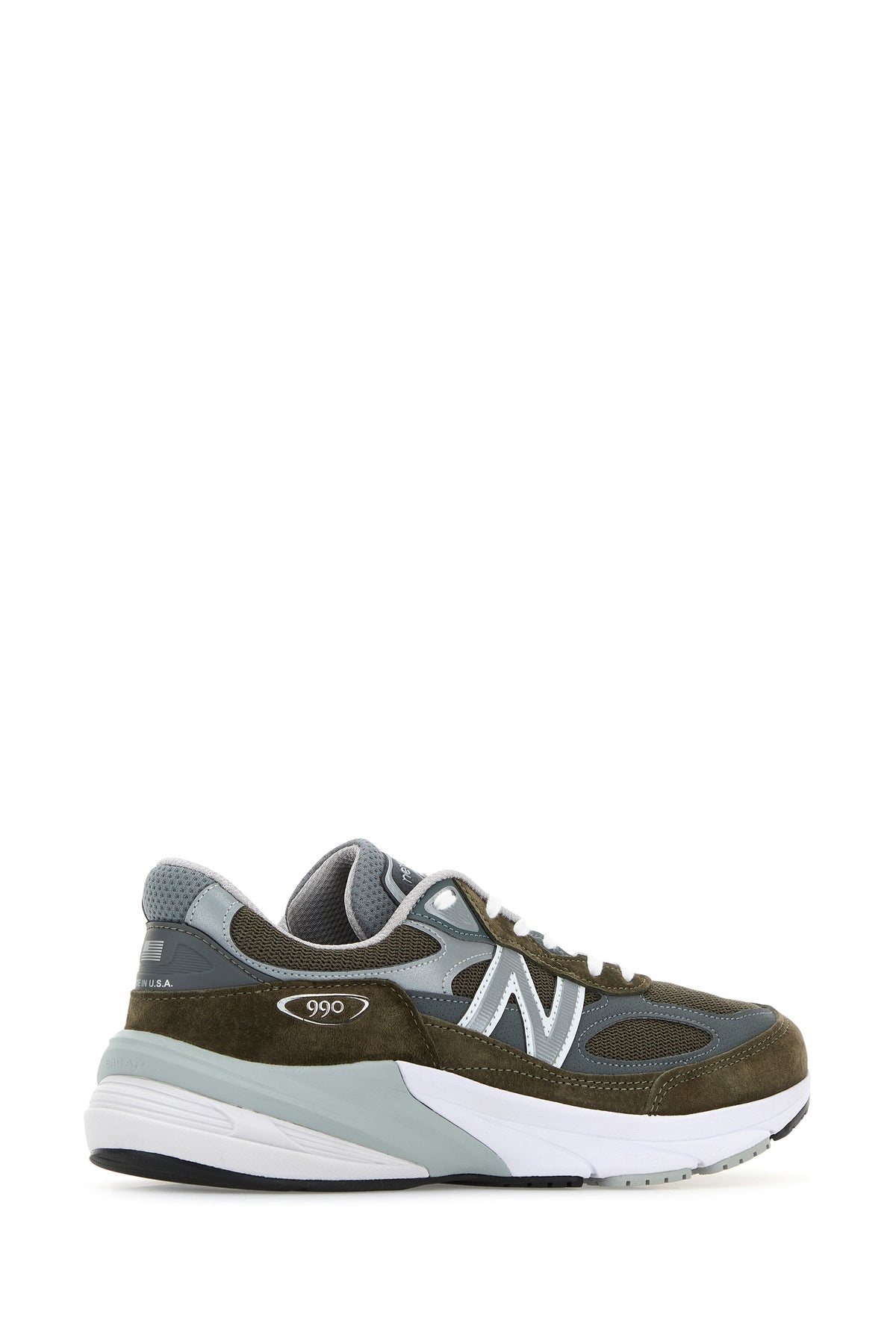 Multicolor mesh and suede 990v6 sneakers - 3