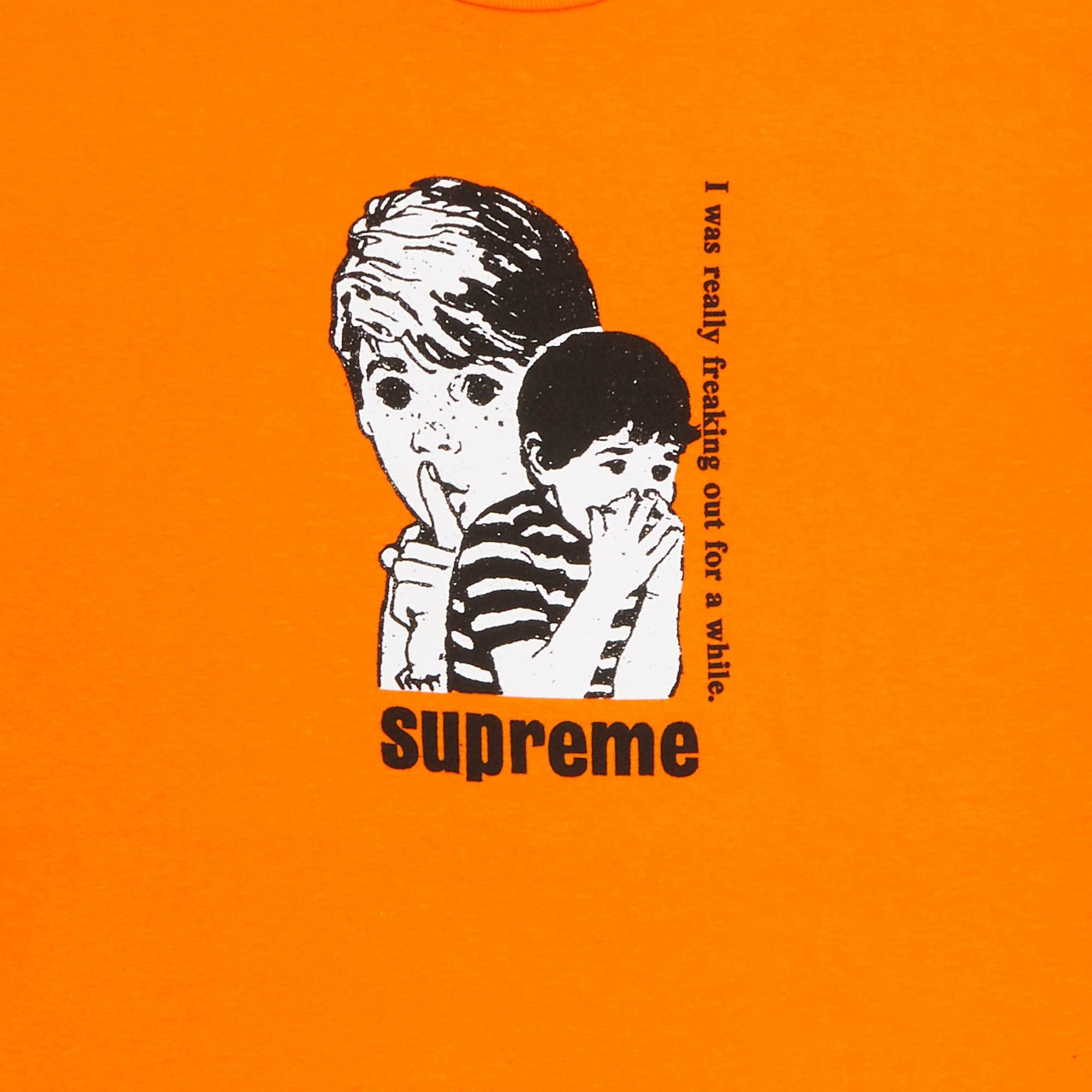 Supreme Freaking Out Tee 'Orange'