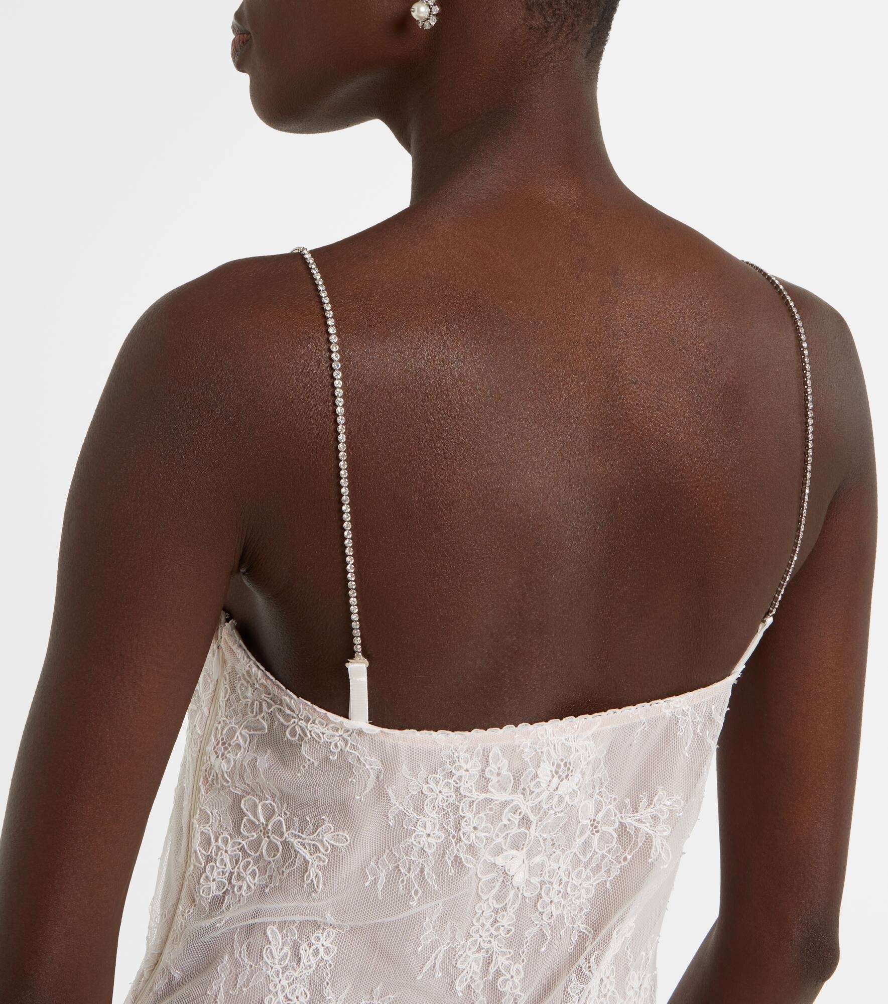 Rebrode embellished lace maxi dress - 6