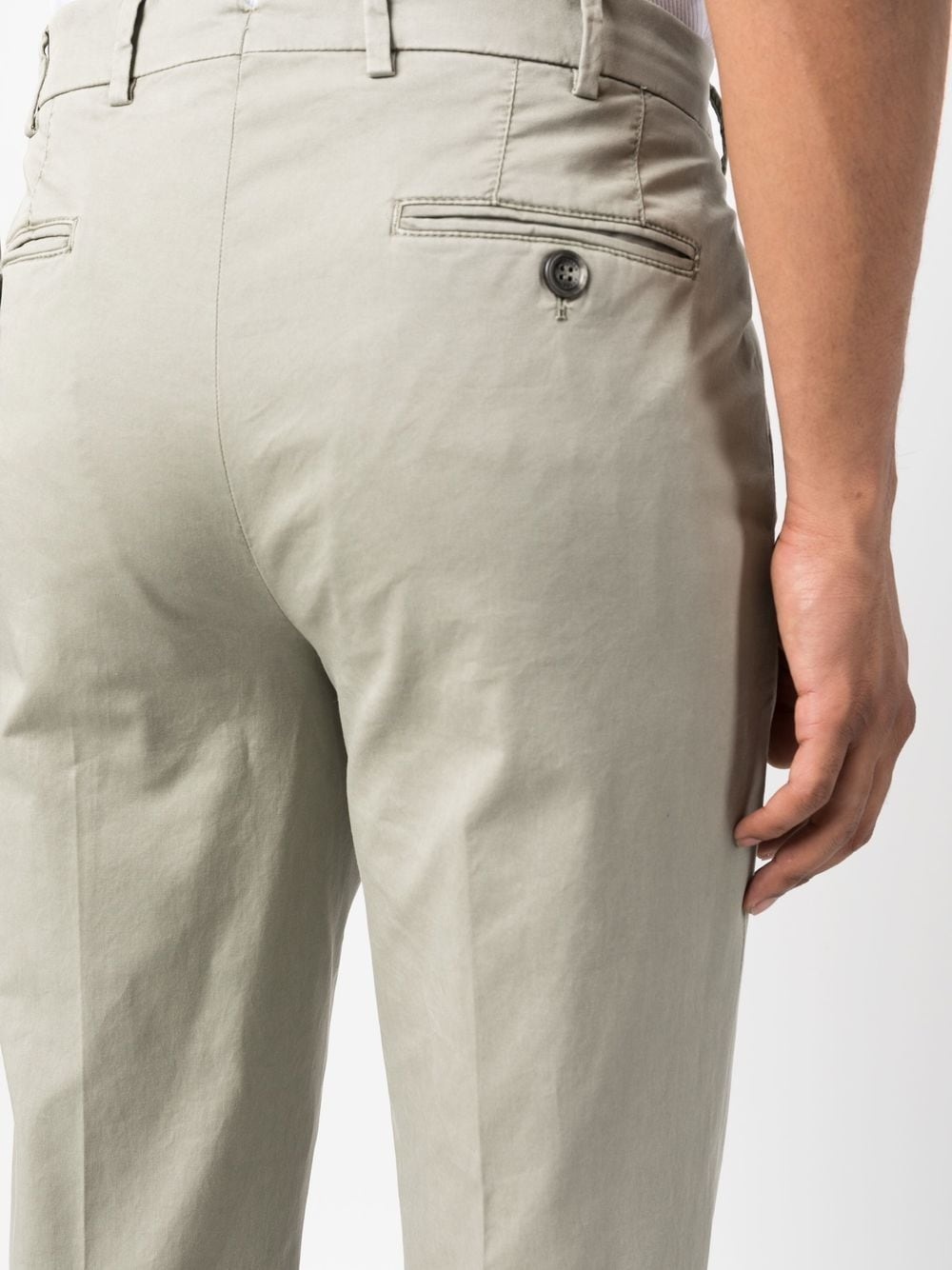 mid-rise straight-leg trousers - 5