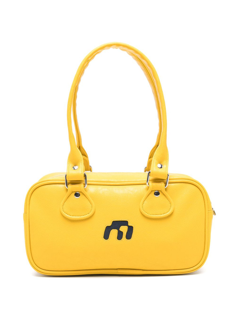 x MIaou 3-stripes-logo tote bag 1