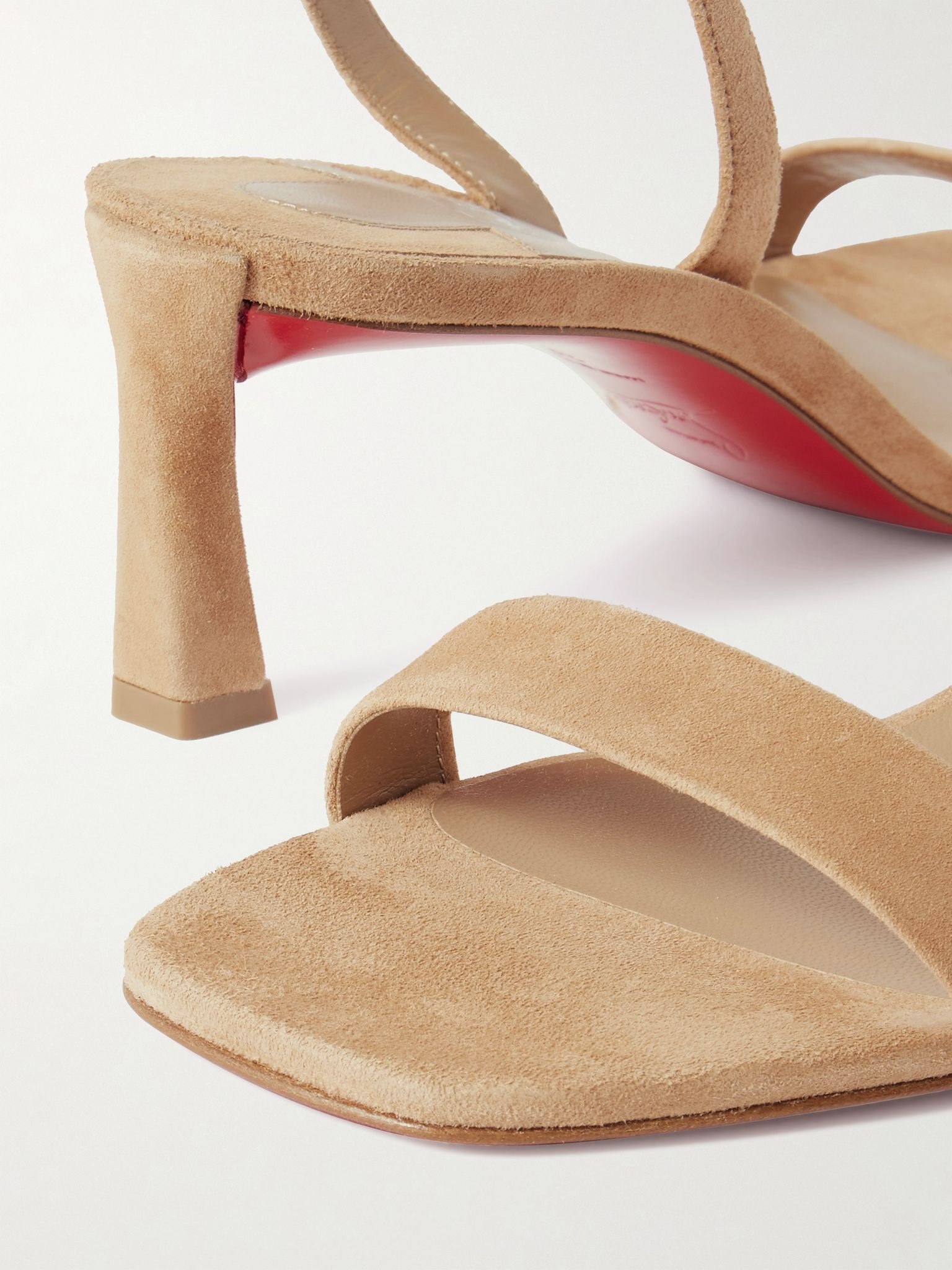 O Condora 55 suede slingback sandals Beige - 4