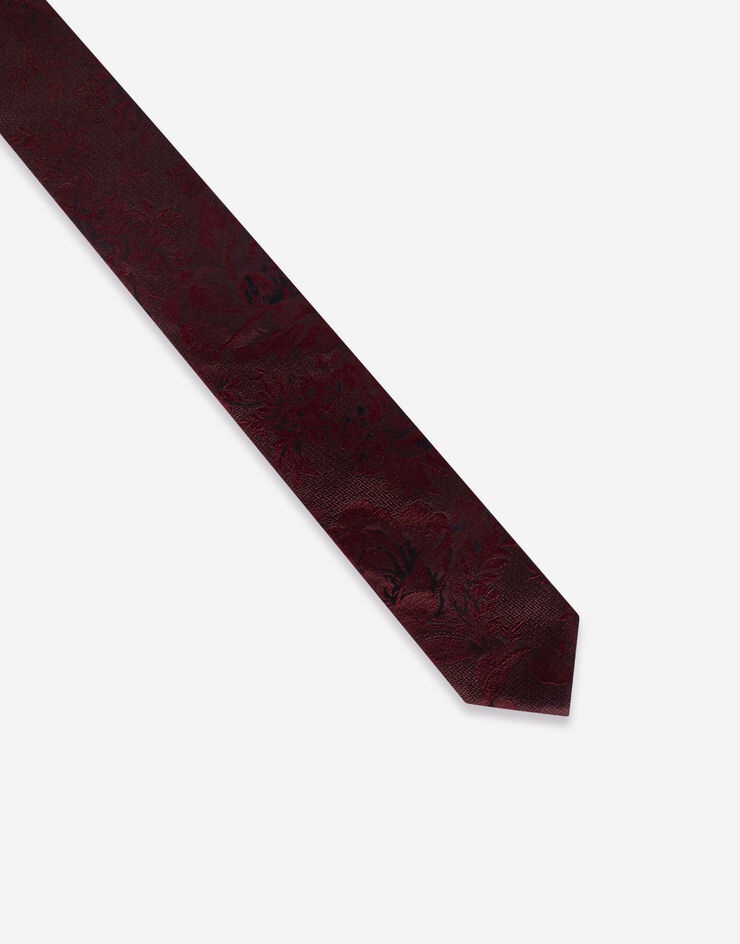 6 cm tie-design silk jacquard blade tie - 3