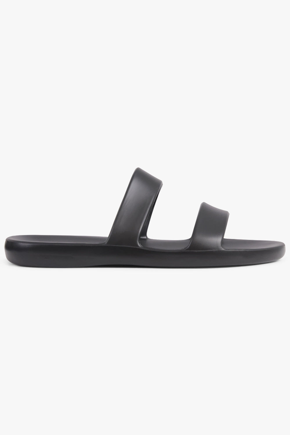 FOAM DOUBLE STRAP SLIDE | BLACK - 2