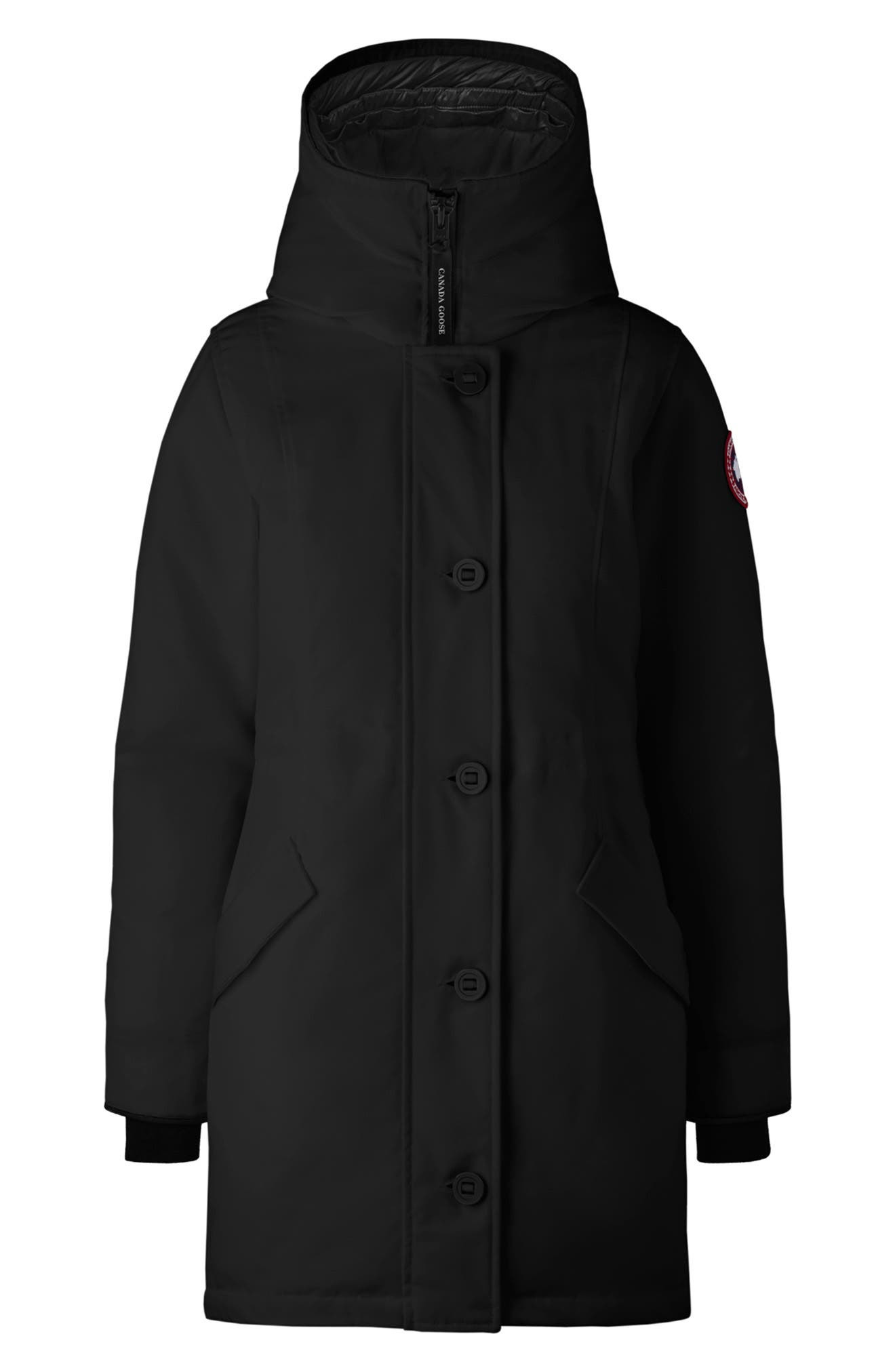 Canada Goose Women's Rossclair Water Resistant 625 Fill Power Down Parka in Black at Nordstrom - 5