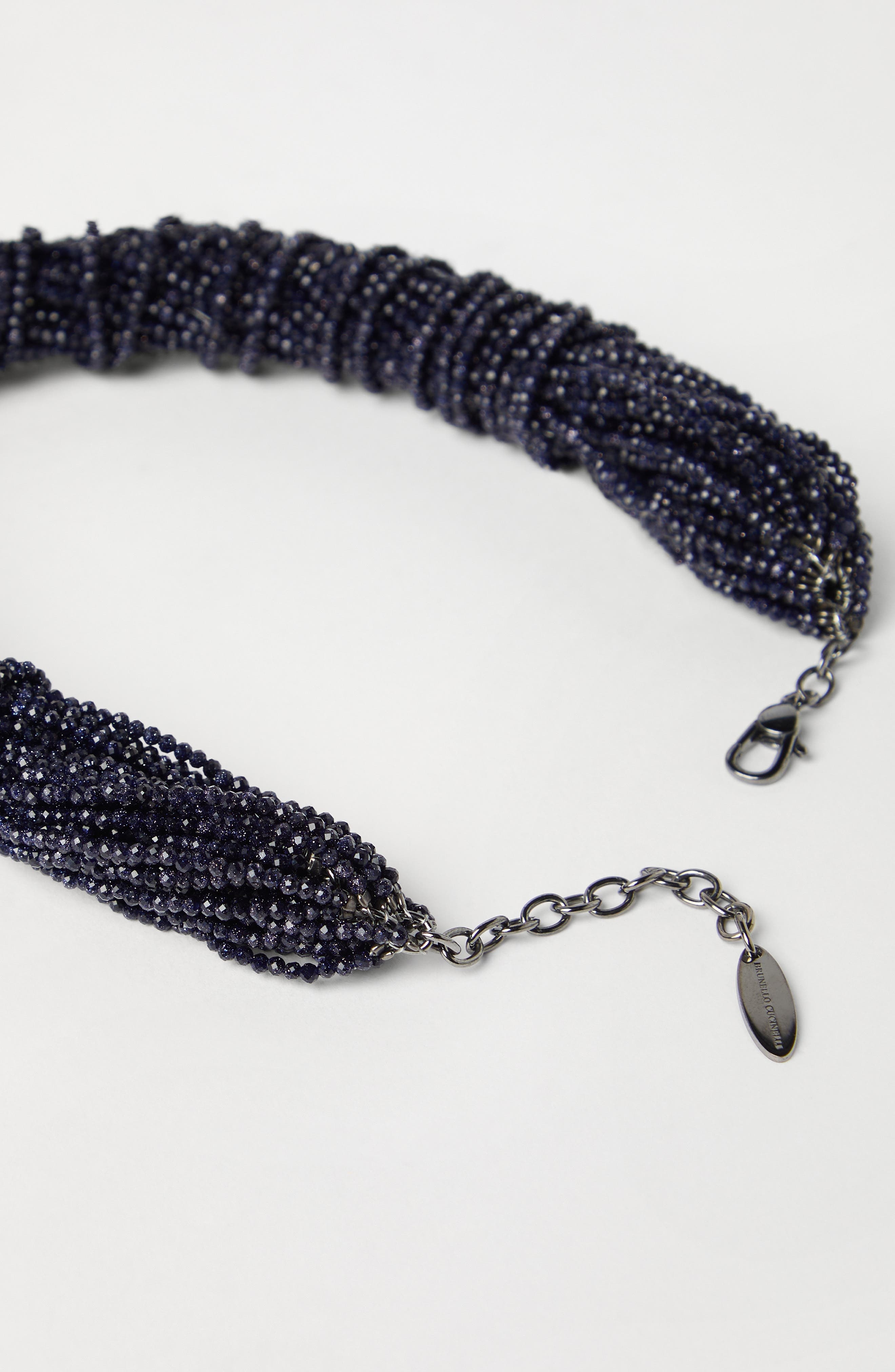 Brunello Cucinelli Sandstone and silver choker in Night at Nordstrom - 3