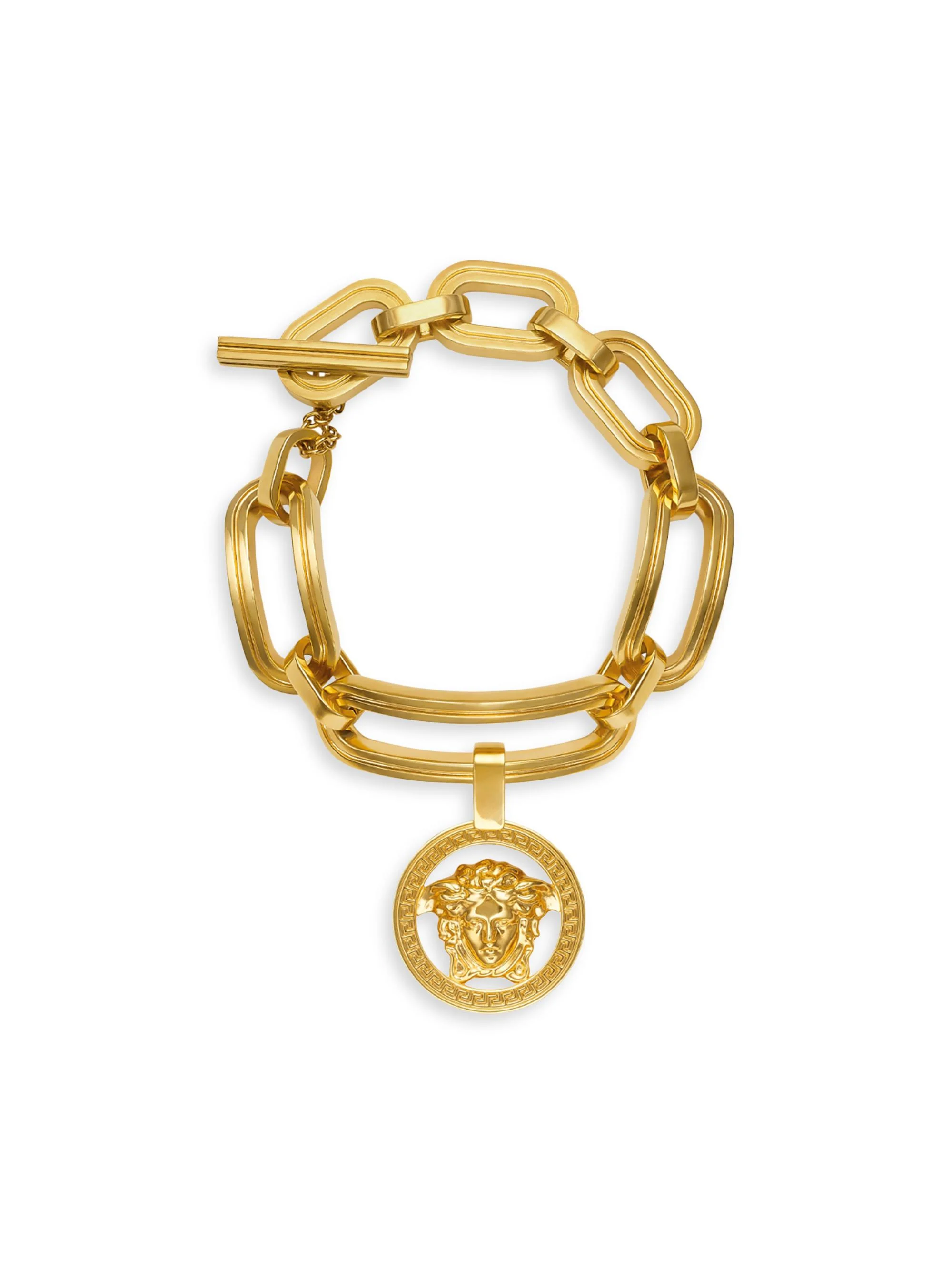 Women's Goldtone Medusa Chain Bracelet - Gold - 1