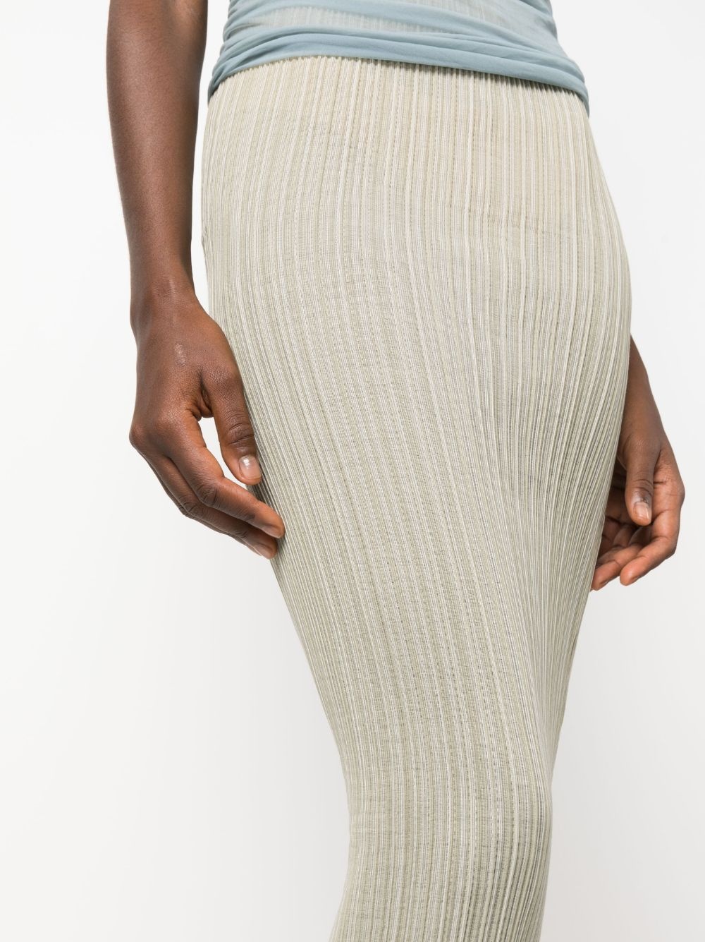 pleated maxi skirt - 5