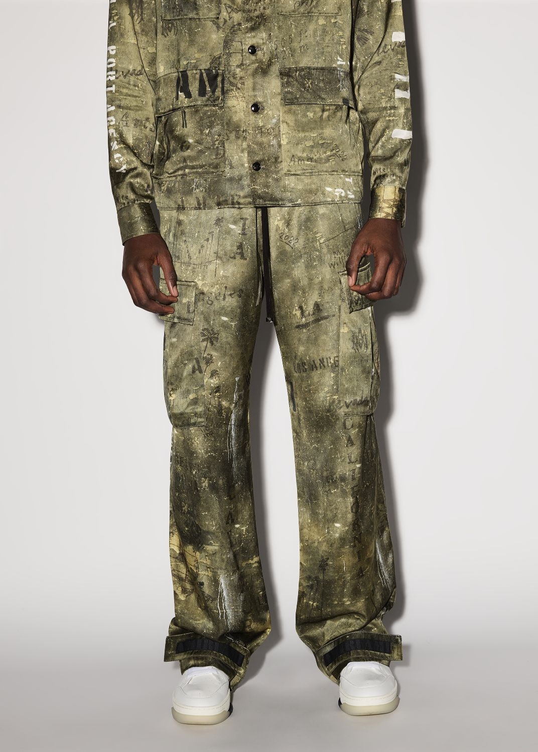 ARMY STENCIL CARGO PANT - 2