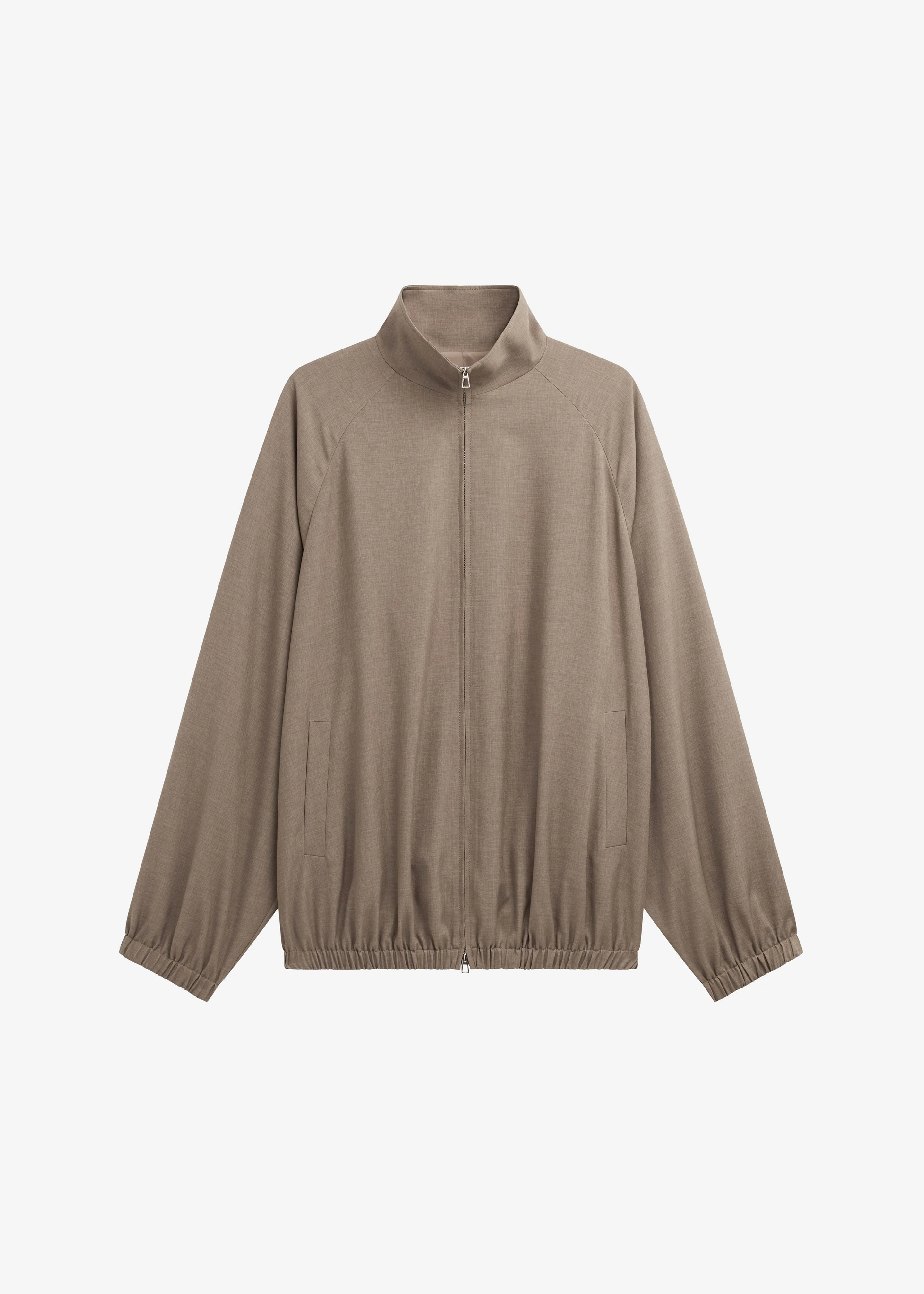 Baxter Track Jacket - Taupe - 1