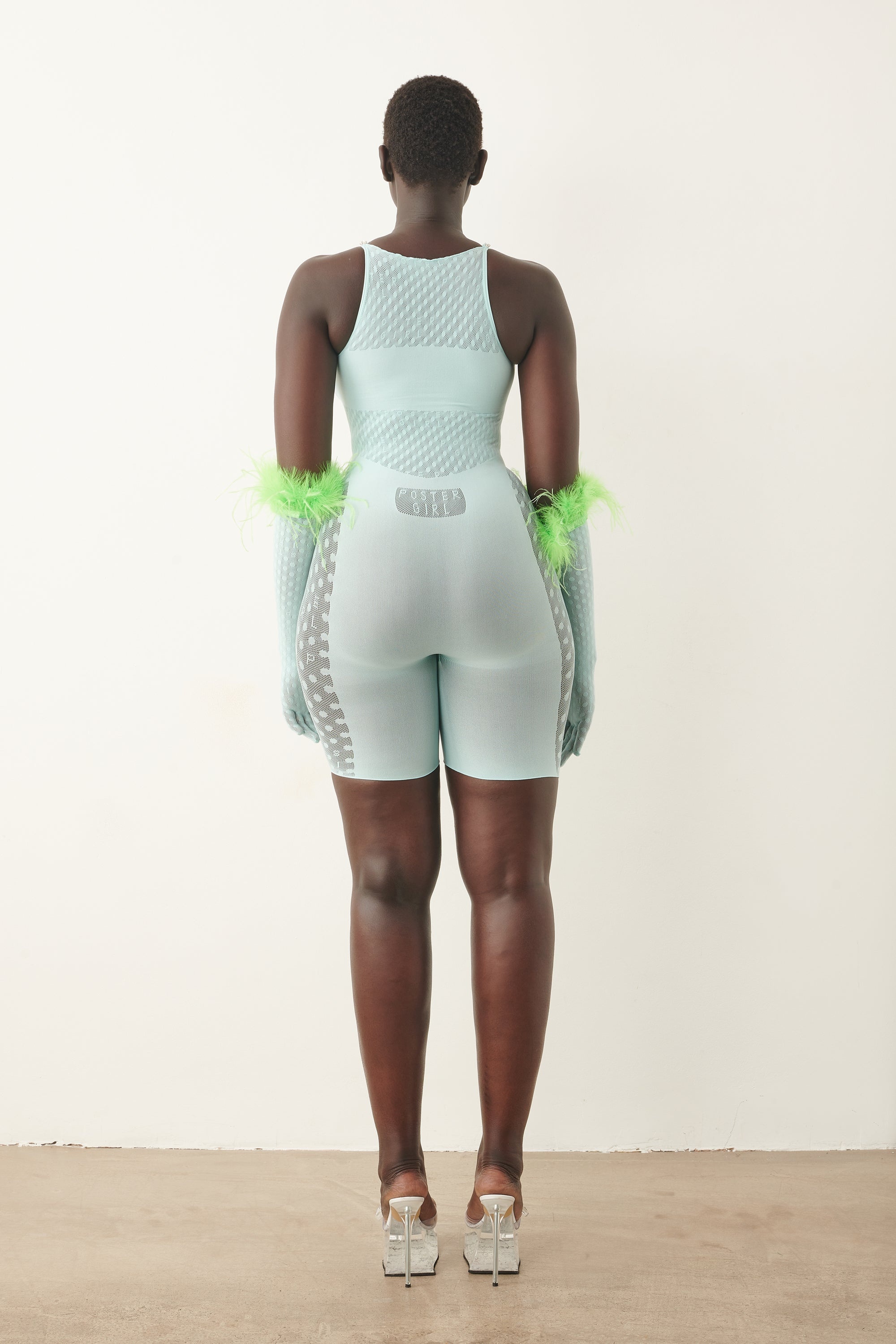 JETTA JUMPSUIT X GWENEVERE GLOVES SET SOFT TURQUOISE - 4