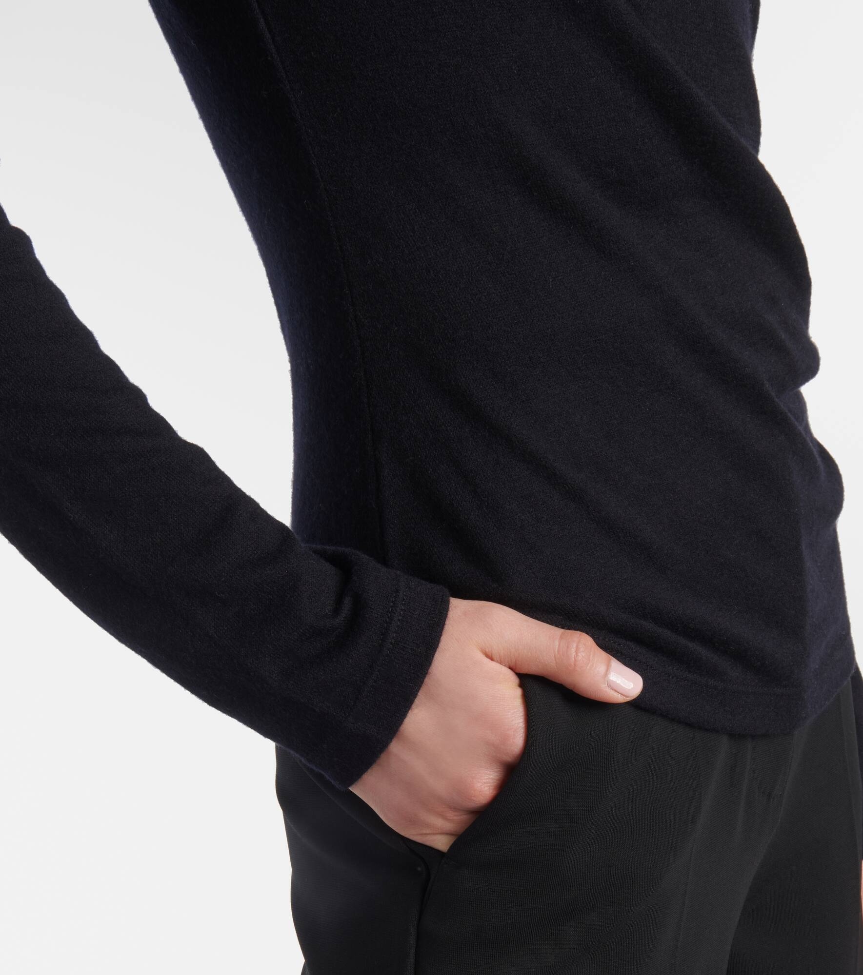 Novella cashmere and wool-blend sweater - 5