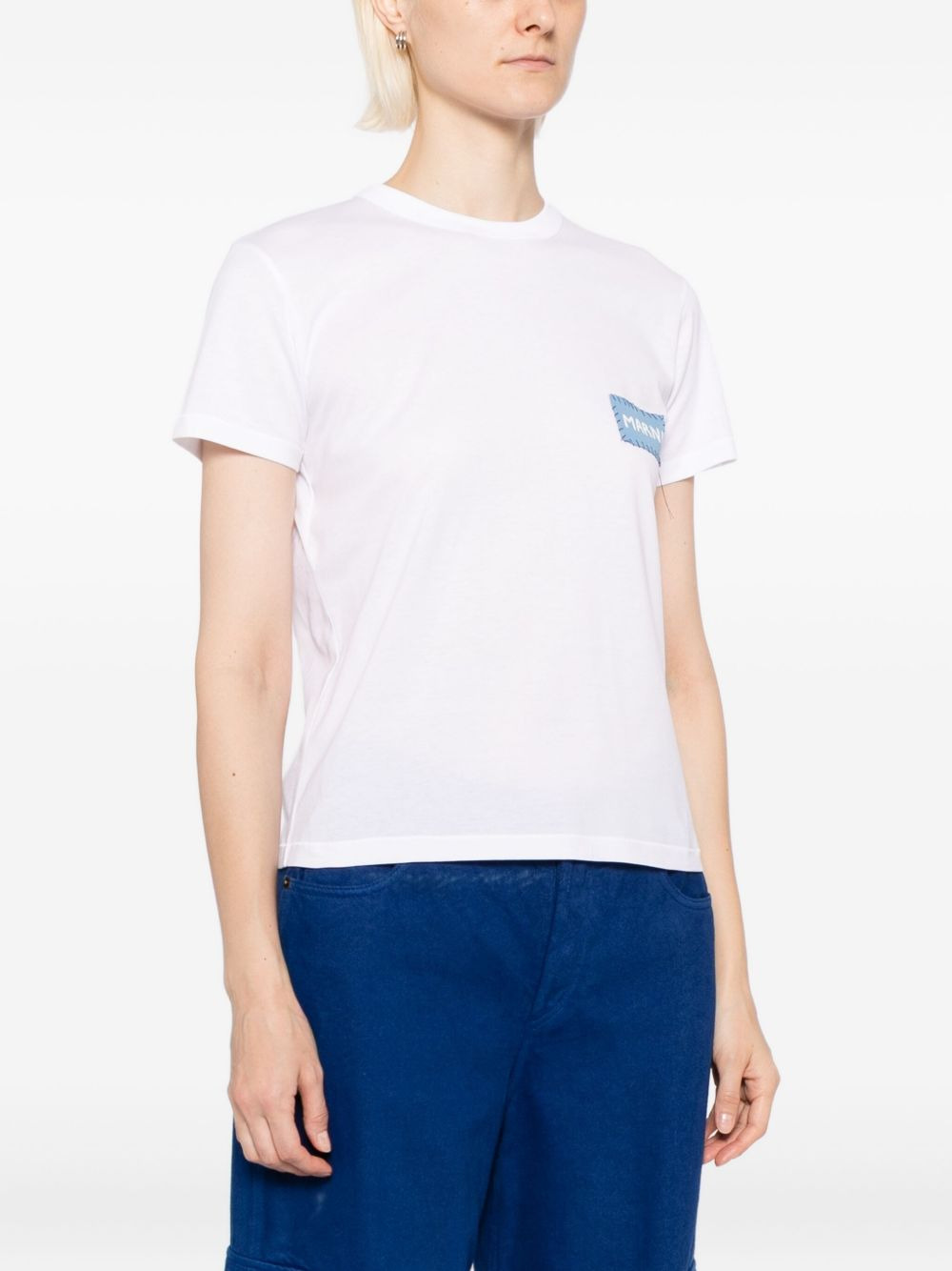 logo-patch T-shirt - 3