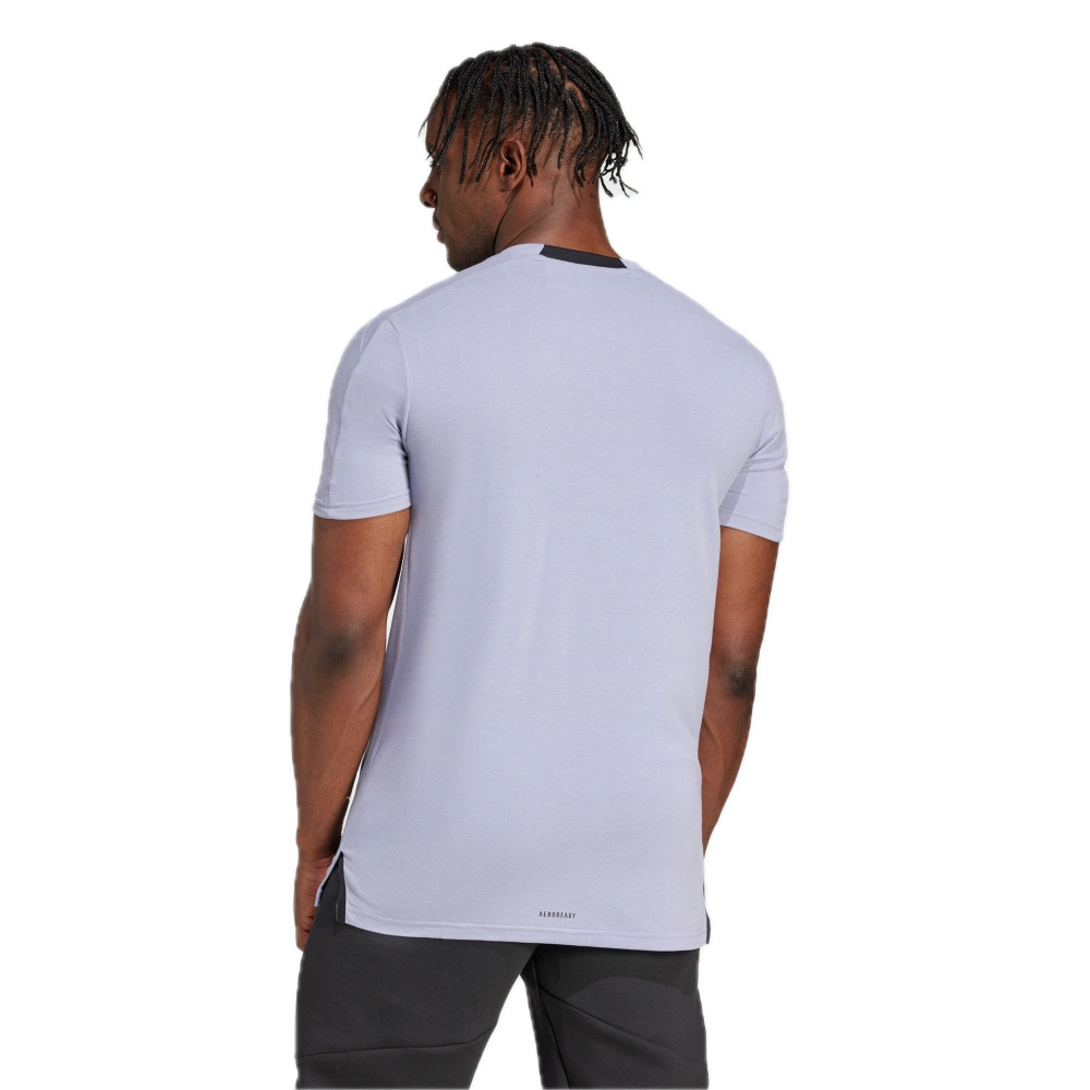 adidas Designed for Training Workout T-Shirt 'Purple' JI5772 - 3