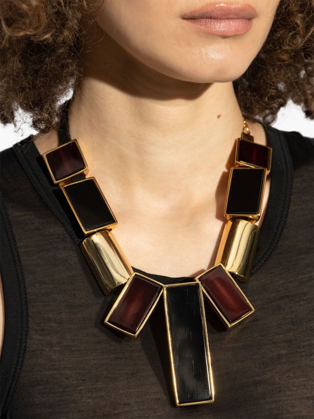 geometric necklace - 2