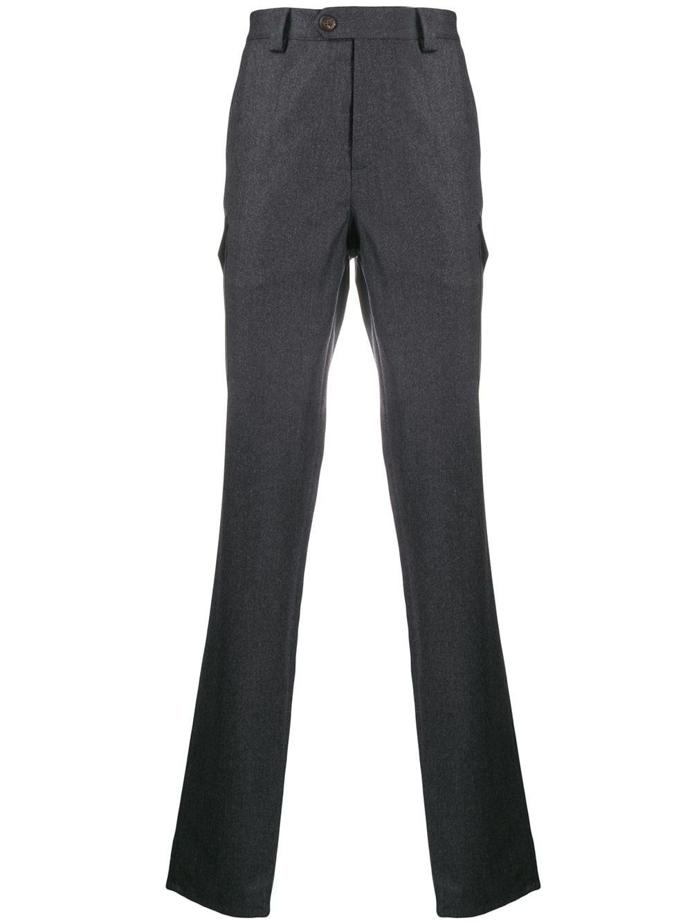 side pocket straight trousers - 1