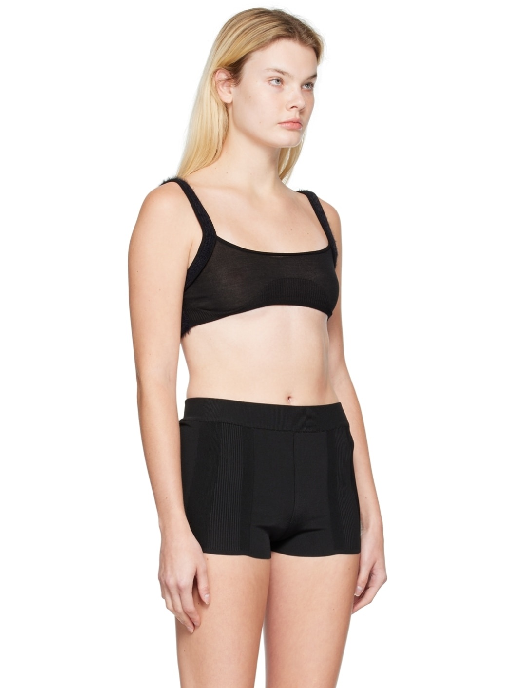 Black Le Papier 'Le Bandeau Ascosu' Bra - 2
