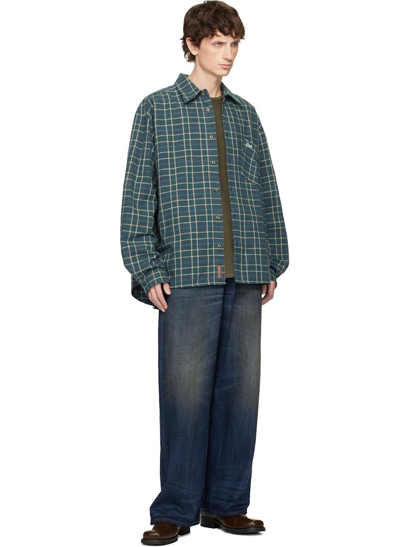 ERL Green Plaid Shirt outlook
