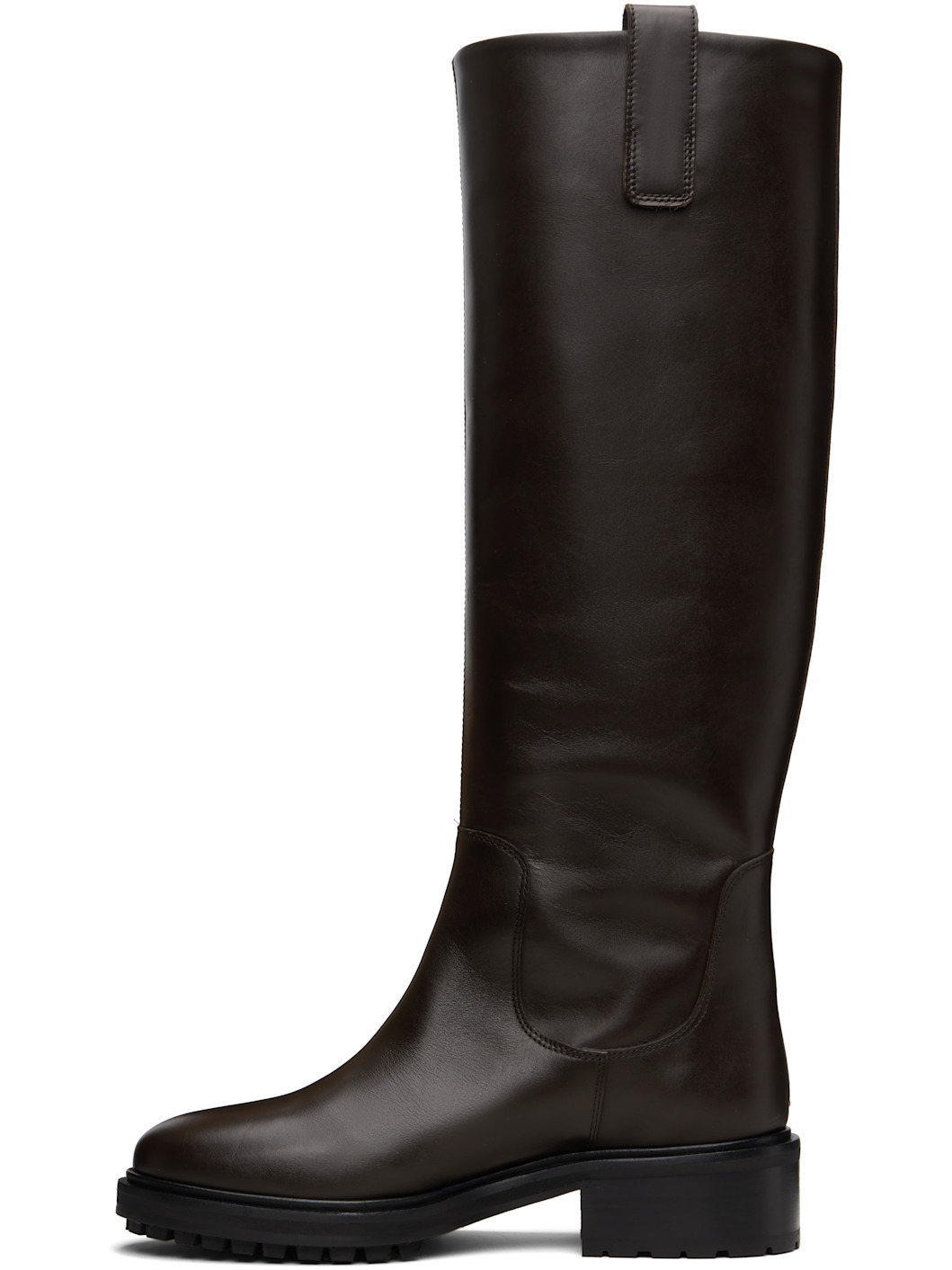 Brown Henry Leather Knee-High Boots - 3