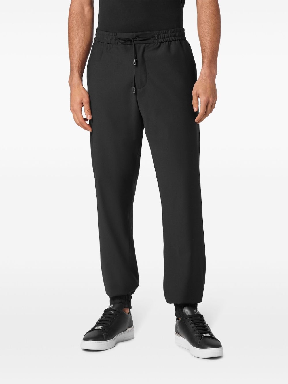 drawstring-waist track pants - 3