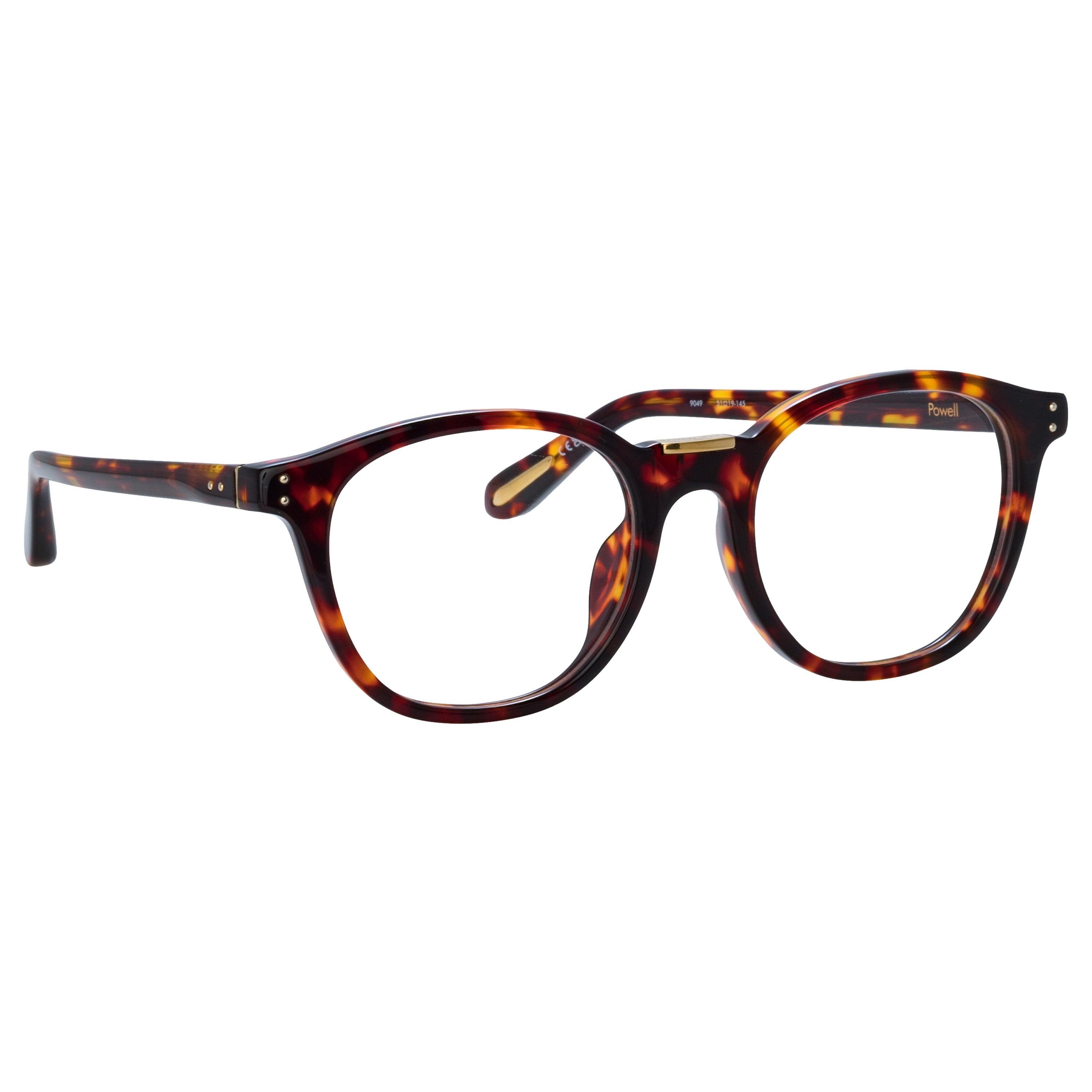 POWELL OPTICAL D-FRAME IN TORTOISESHELL - 3