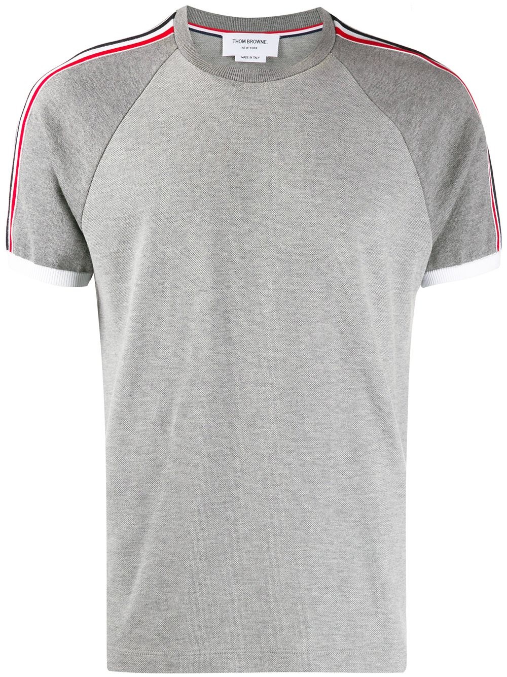 piqué short raglan sleeve T-shirt - 1