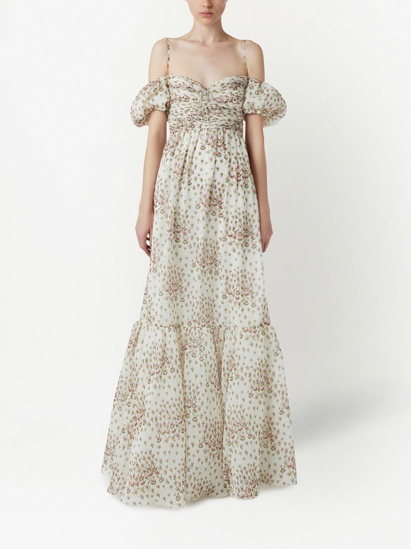 GIAMBATTISTA VALLI floral-print maxi dress outlook