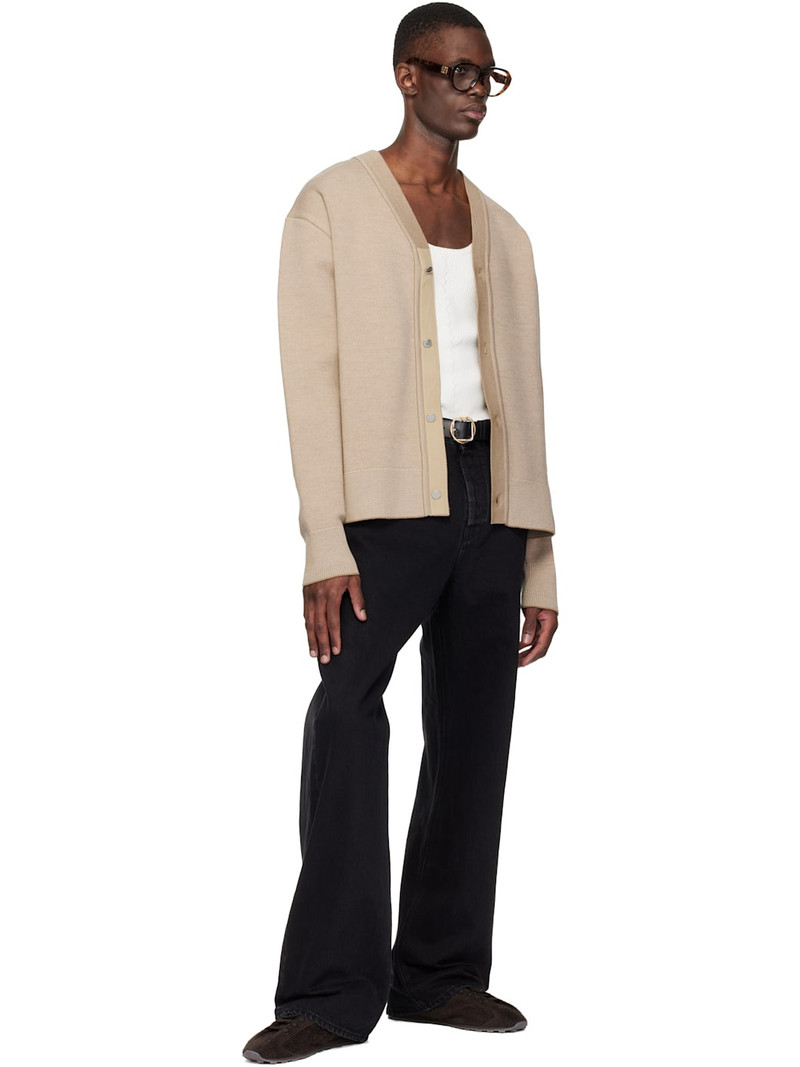 JACQUEMUS Beige 'The Doppio' Cardigan outlook