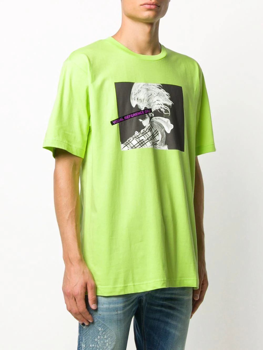 negative photo print T-shirt - 3