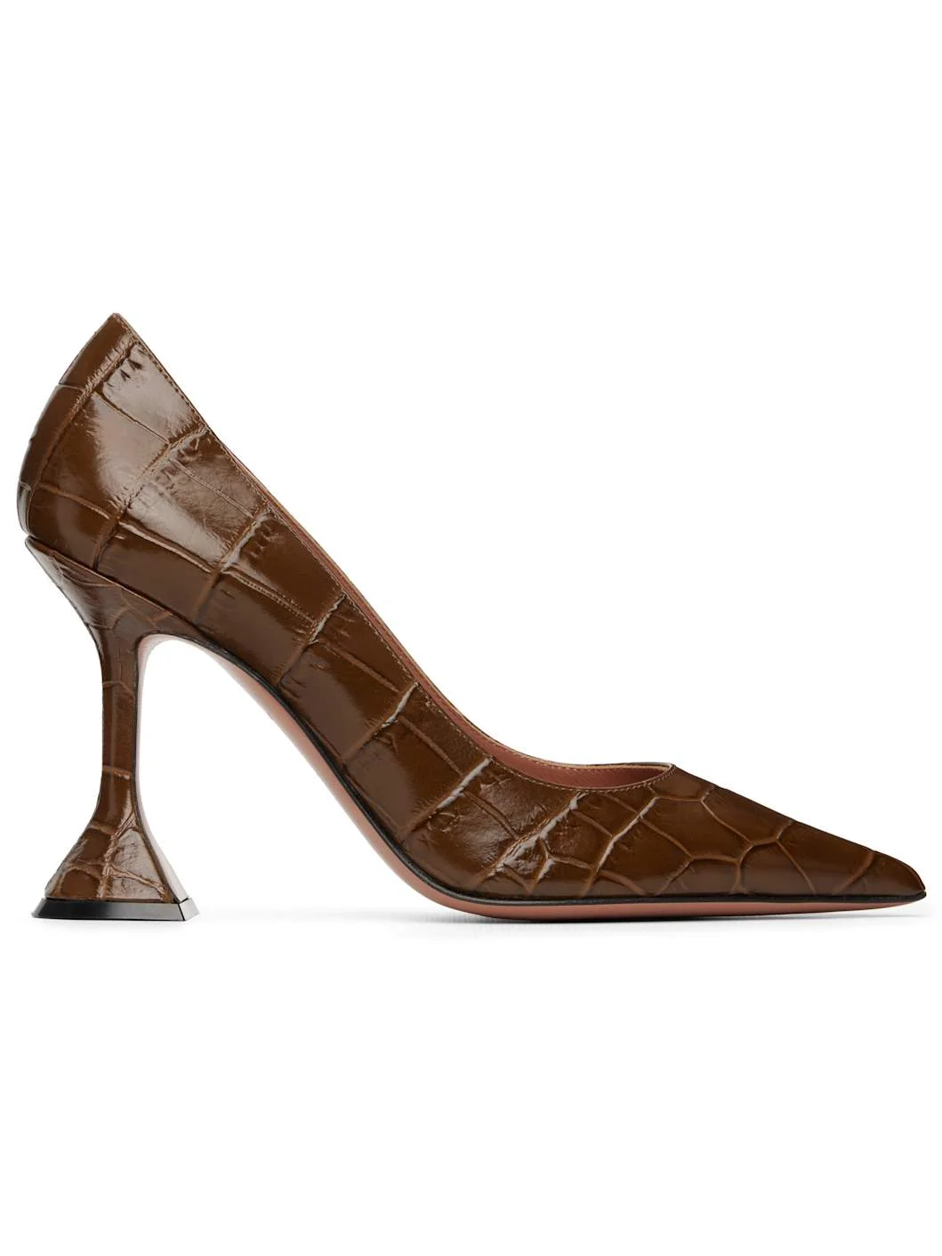 Brown Ami Pump 95 Heels - 1