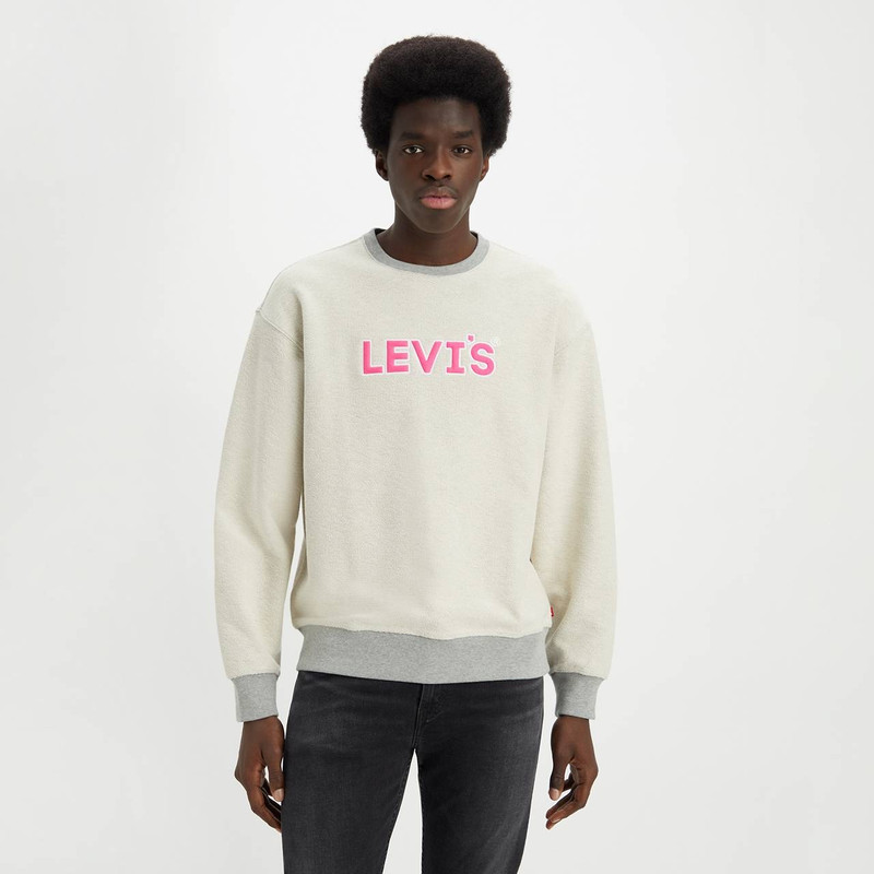 RELAXED GRAPHIC CREWNECK SWEATSHIRT 1
