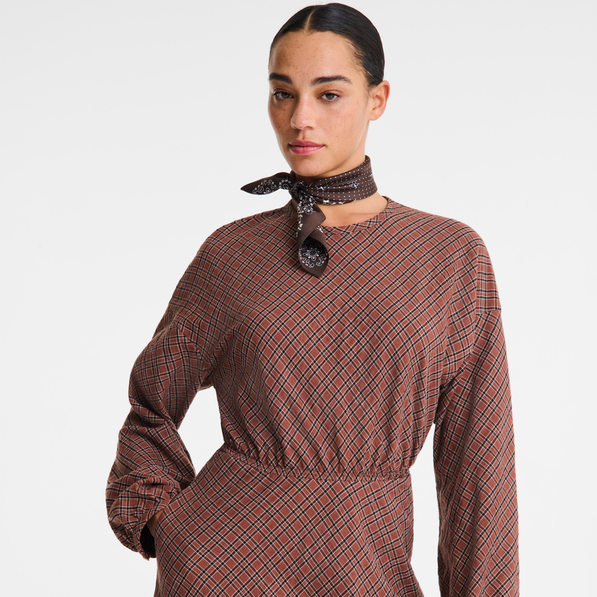 Dress Cashew - Jacquard cotton - 4