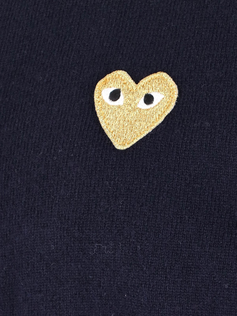 Comme des Garçons PLAY LOGO CARDIGAN outlook