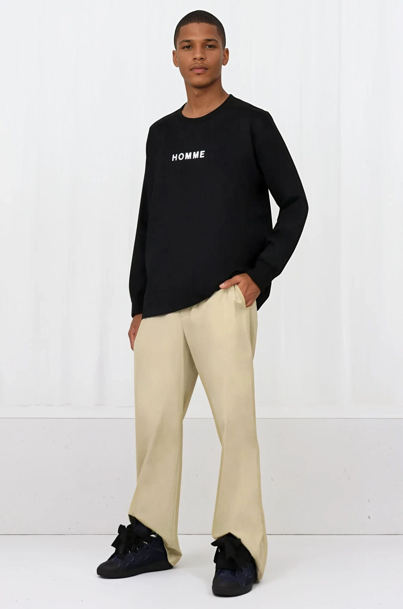 TROUSERS COMPACT | TRAVERTINE - 2