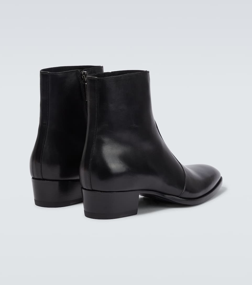 Wyatt leather ankle boots - 5