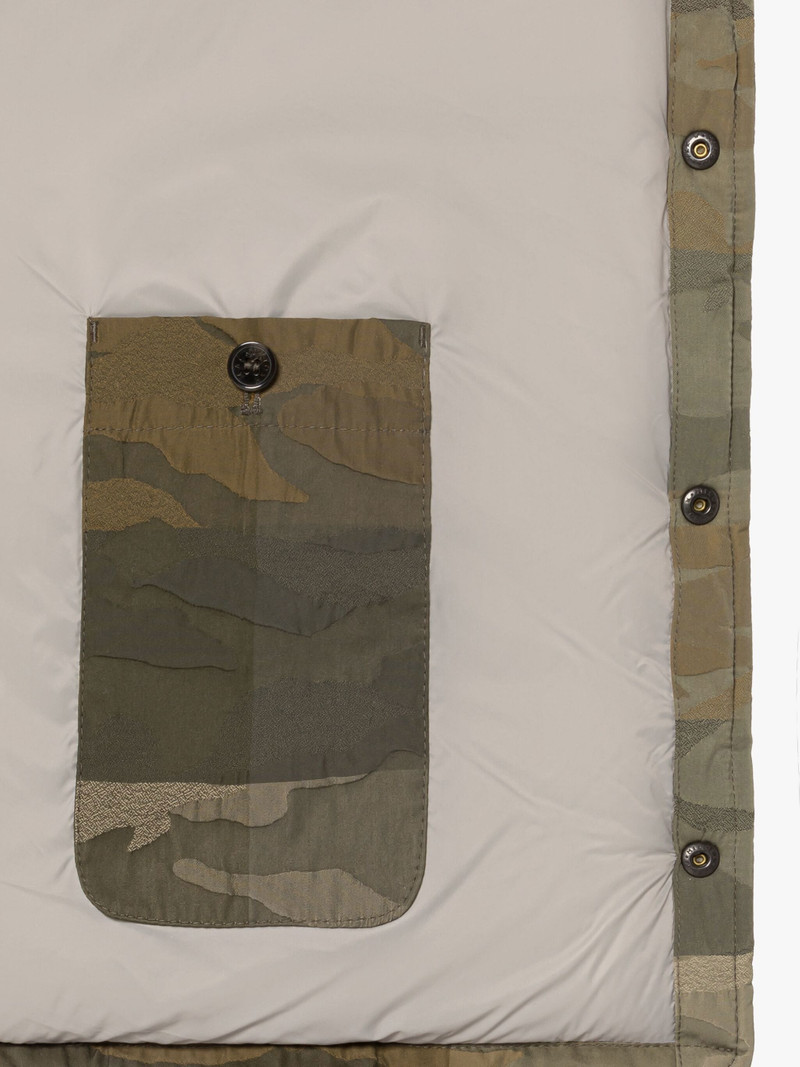 OSAKA MILITARY CAMO COTTON & NYLON GILET 6
