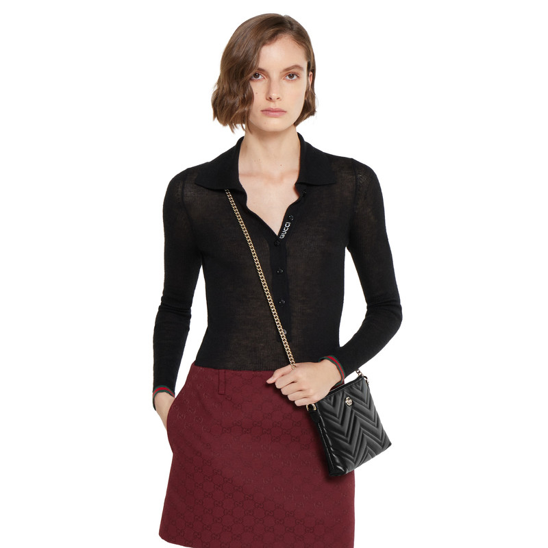 GG Marmont pochette with chain 5