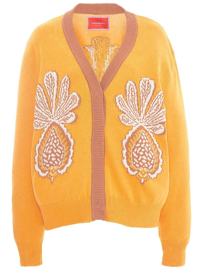 Pineapple-print cardigan 1