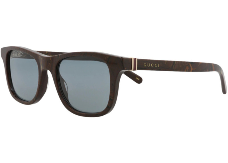 GUCCI Gucci Square-Frame Recycled Acetate Sunglasses Brown Brown Grey (GG1671S-30015460-003) outlook