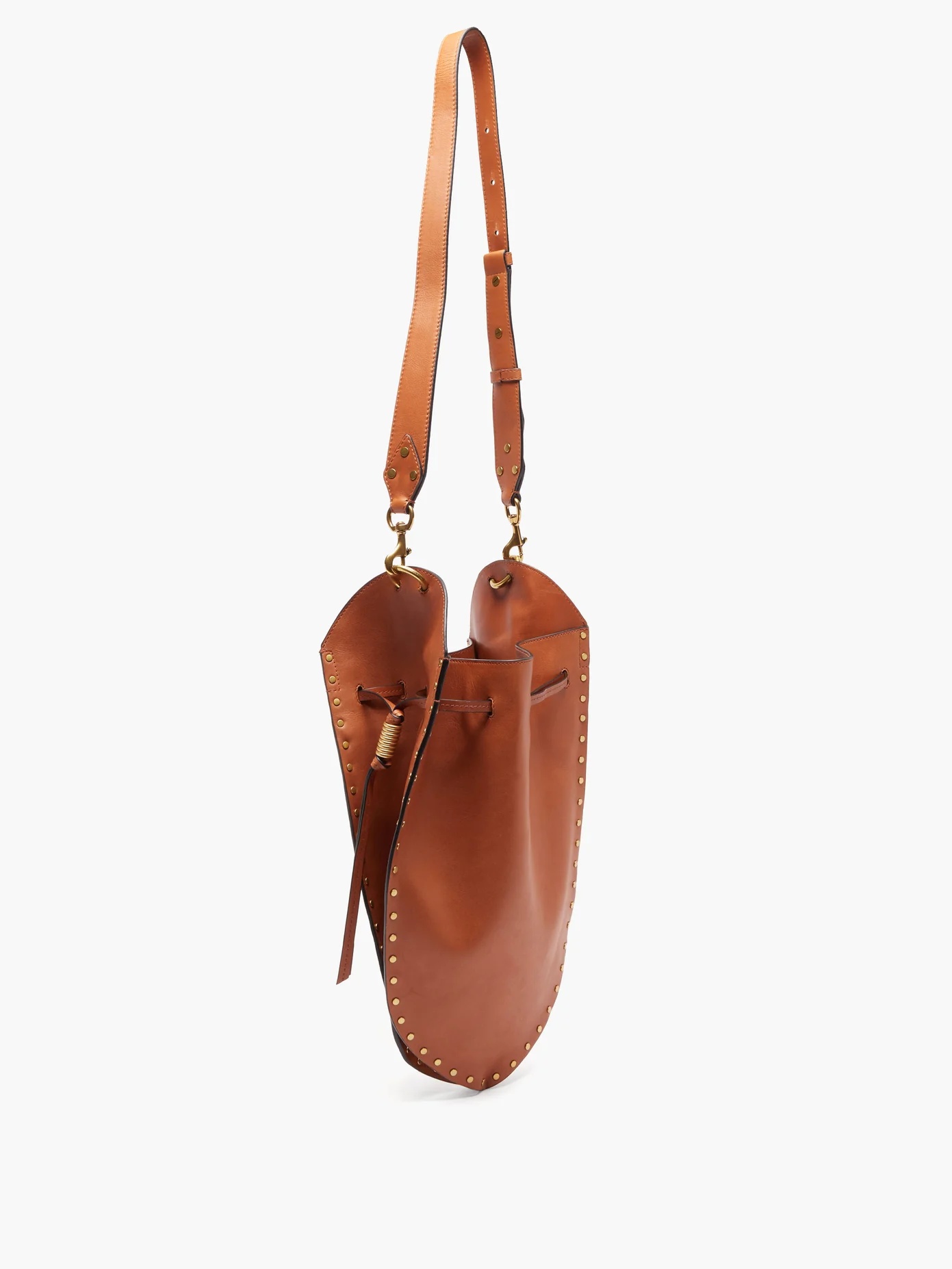 Taj small studded suede bucket bag - 4