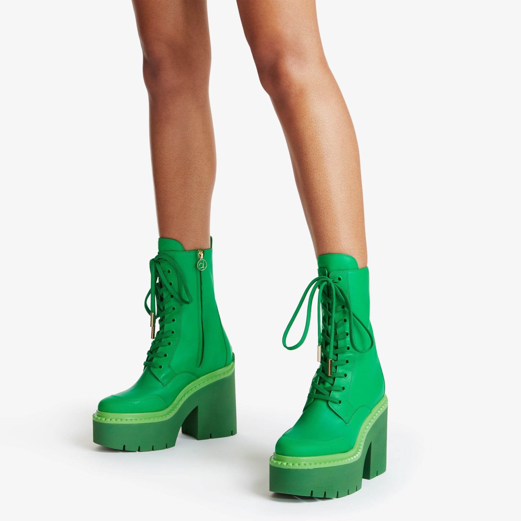 Sailor Jupiter Boot 120
Green Calf Leather Ankle Boots - 2