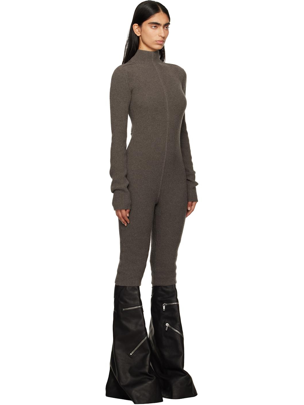 Gray Porterville Knit Headon Jumpsuit - 2