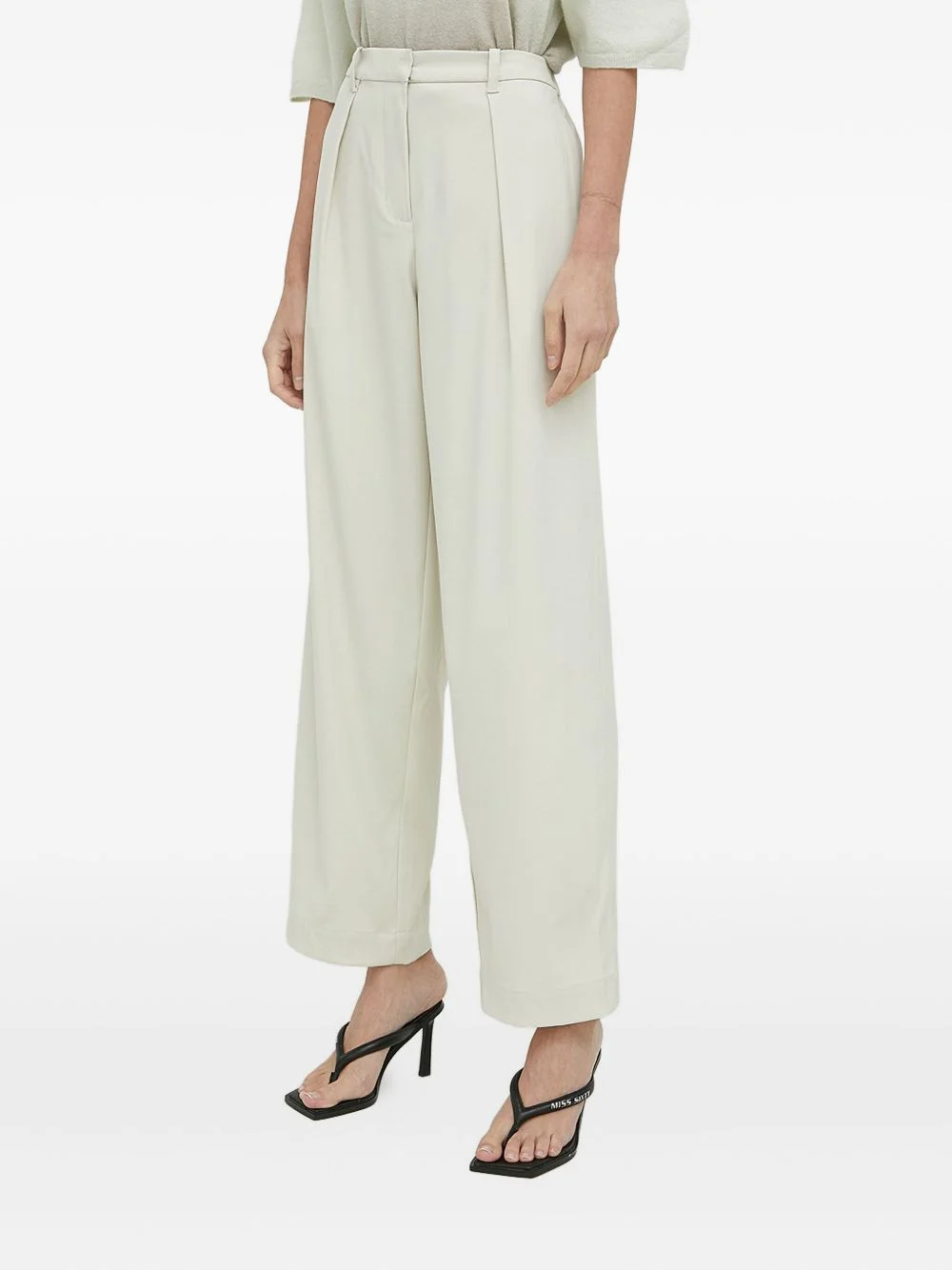 pleated trousers - 1