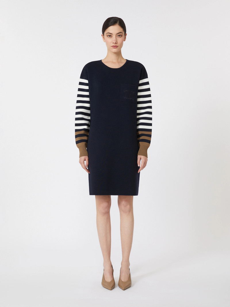 VELO Short wool dress - ULTRAMARINE 3