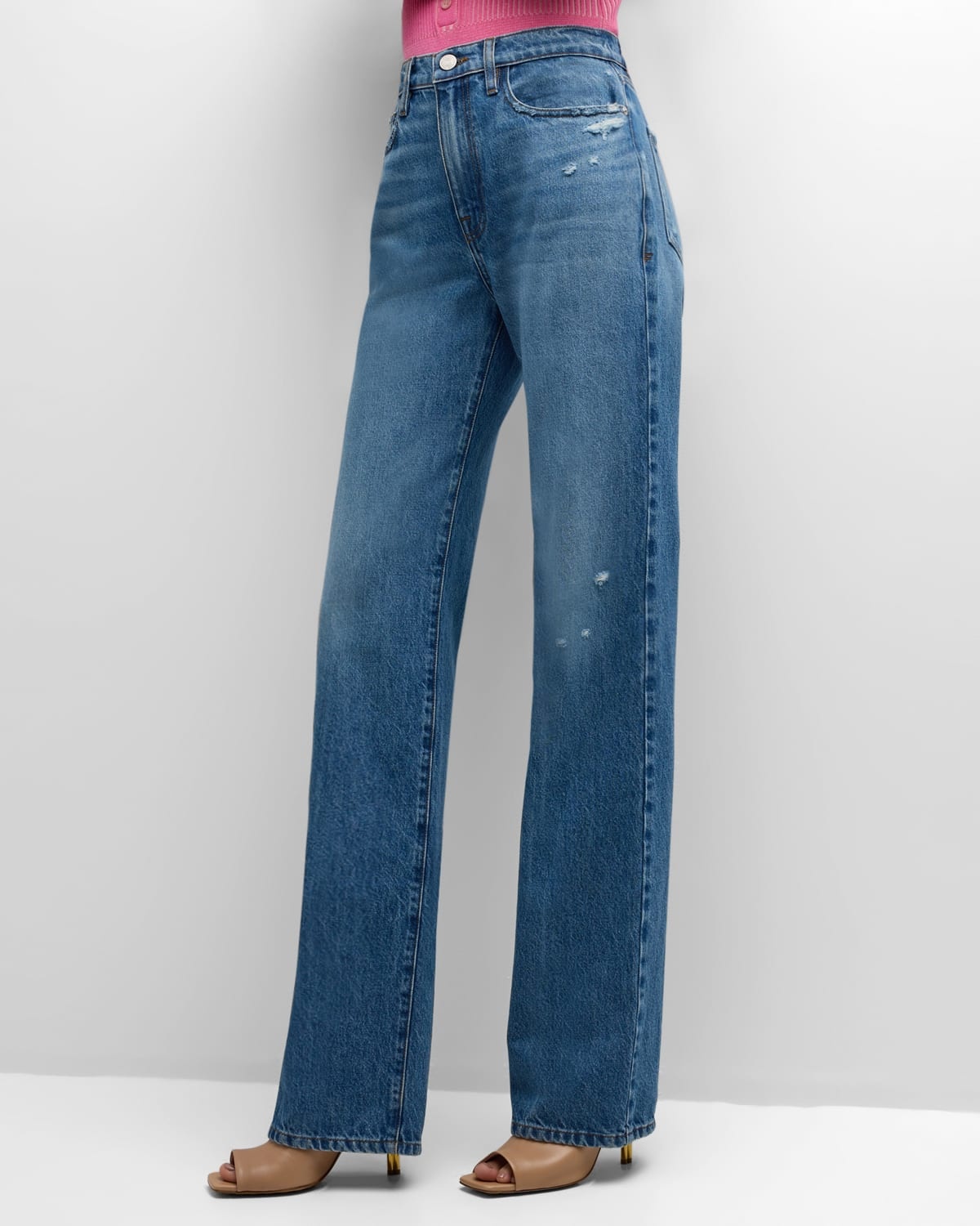 Le Jane Straight-Leg Jeans - 7