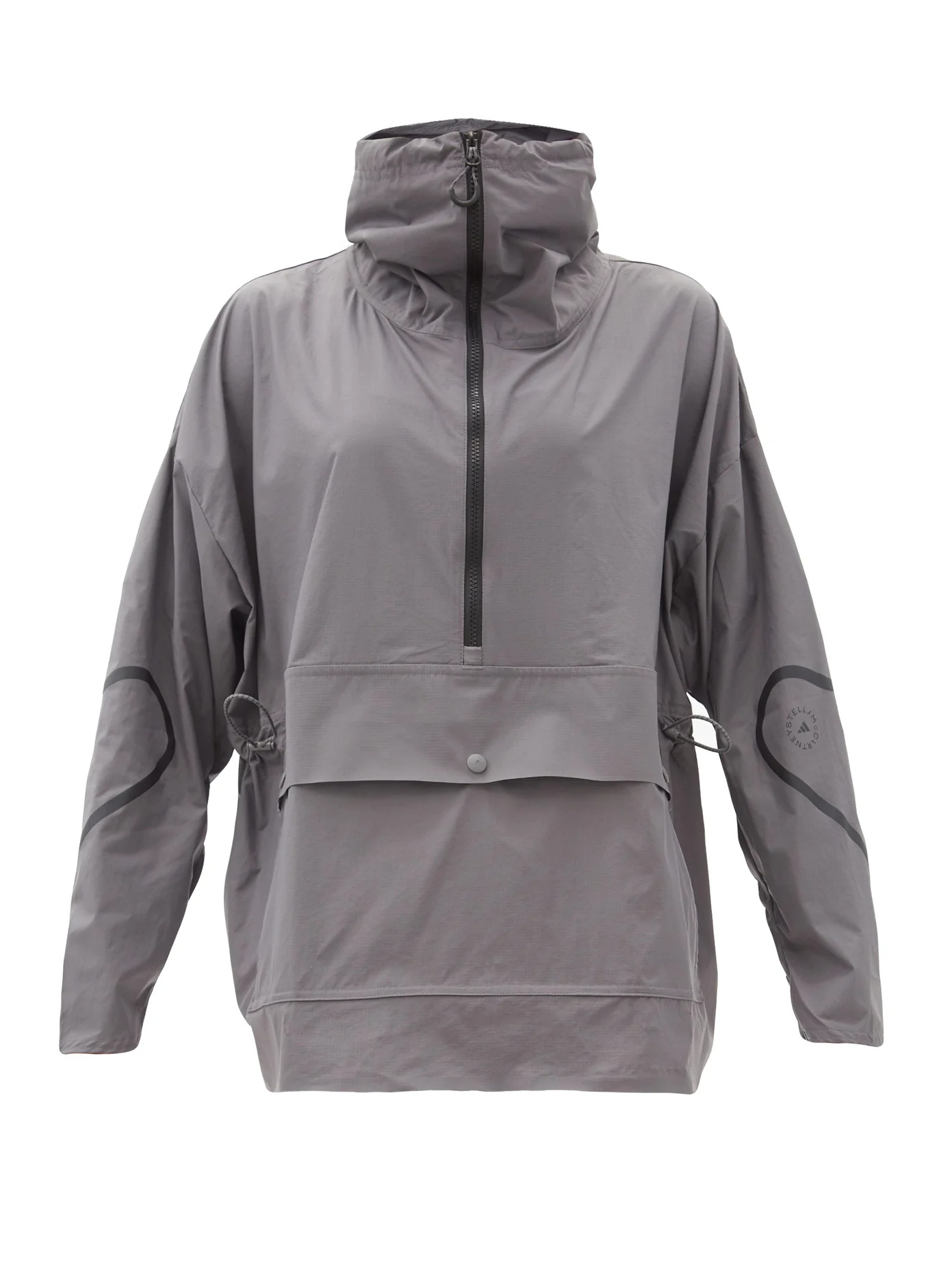 High-neck half-zip windbreaker jacket - 1