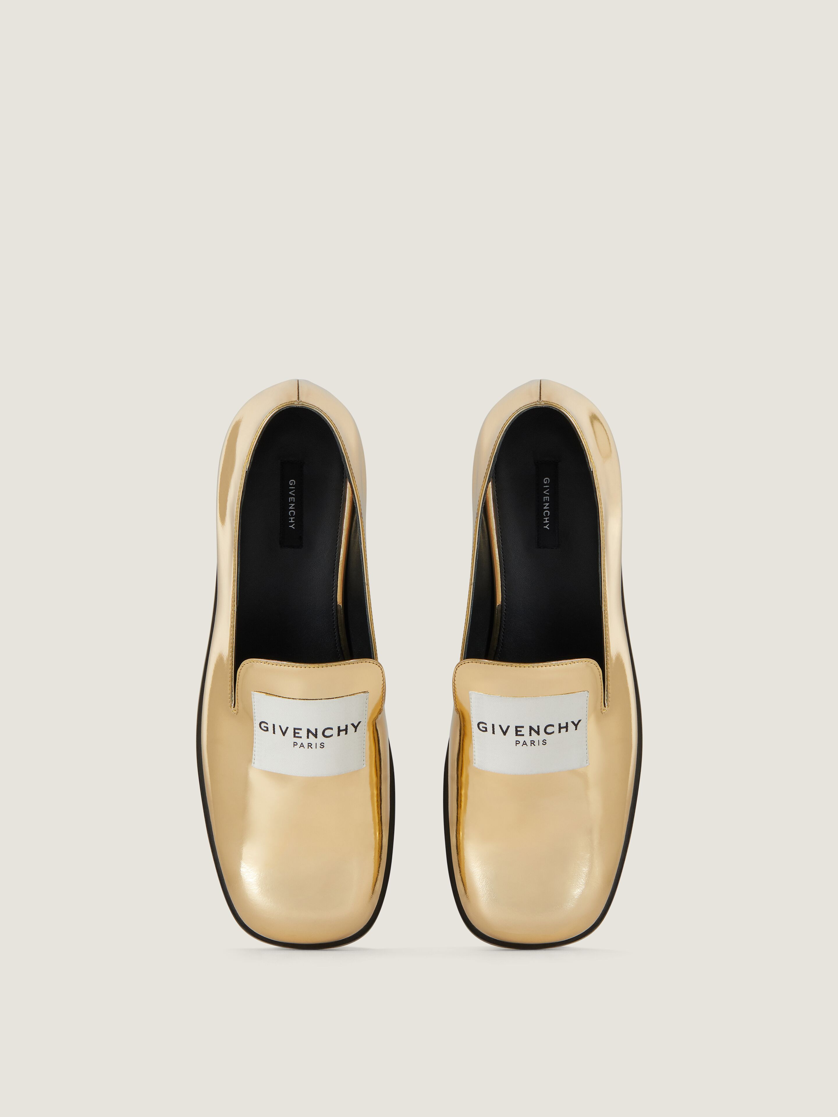 TUX LOAFERS IN MIRROR EFFECT LEATHER - 5
